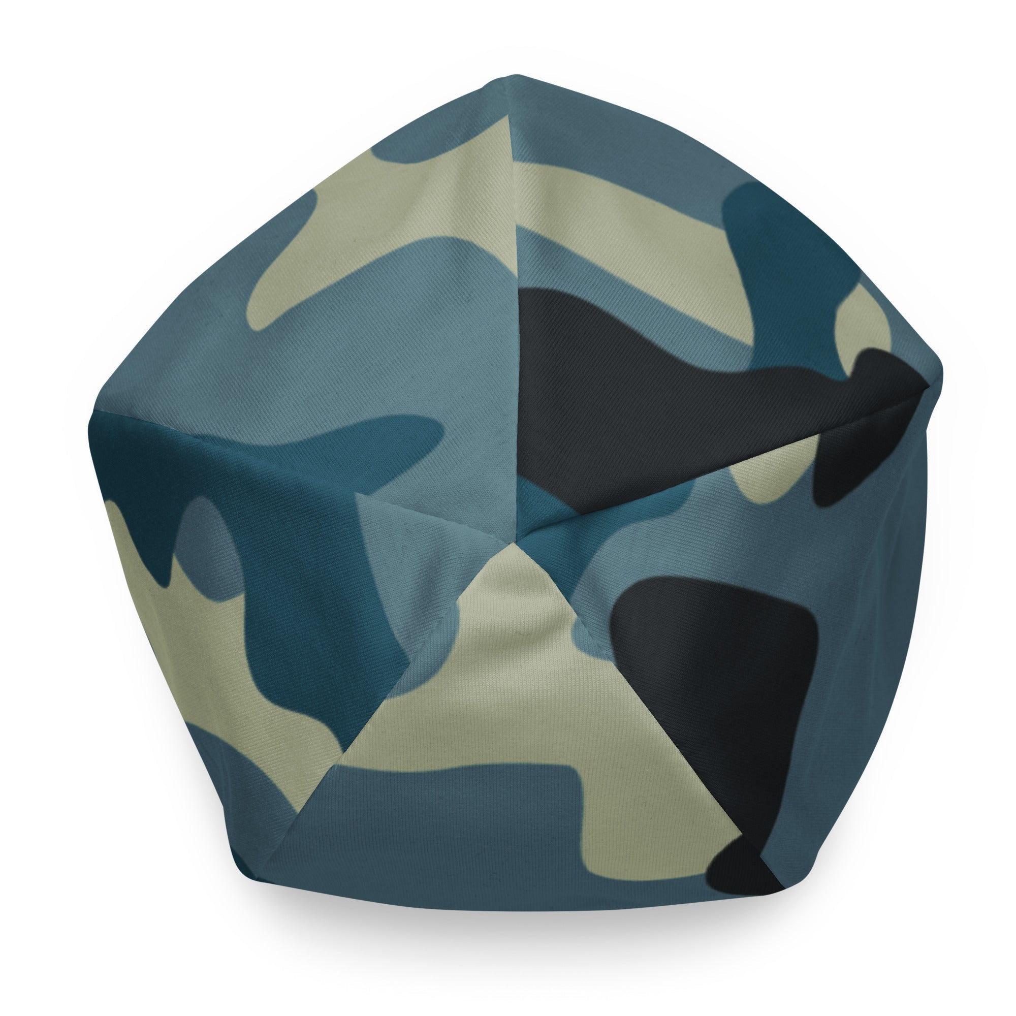 Camo Beanie in Shades of Blue and Charcoal | Camo Colors
