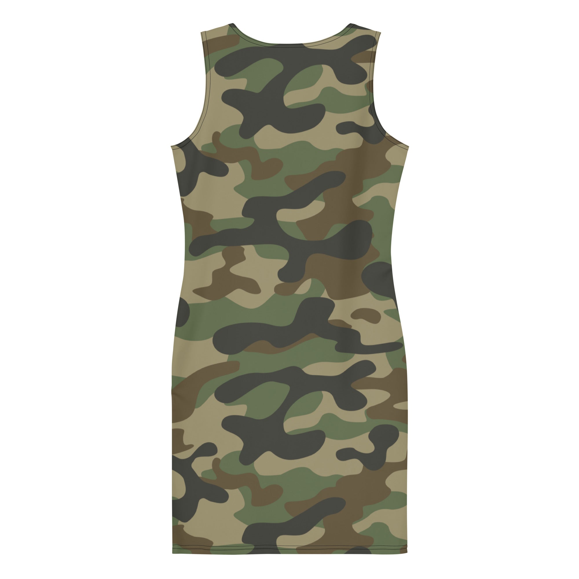 Camo Dress | Military Brown | Tight Bodycon Fit Camo Colors