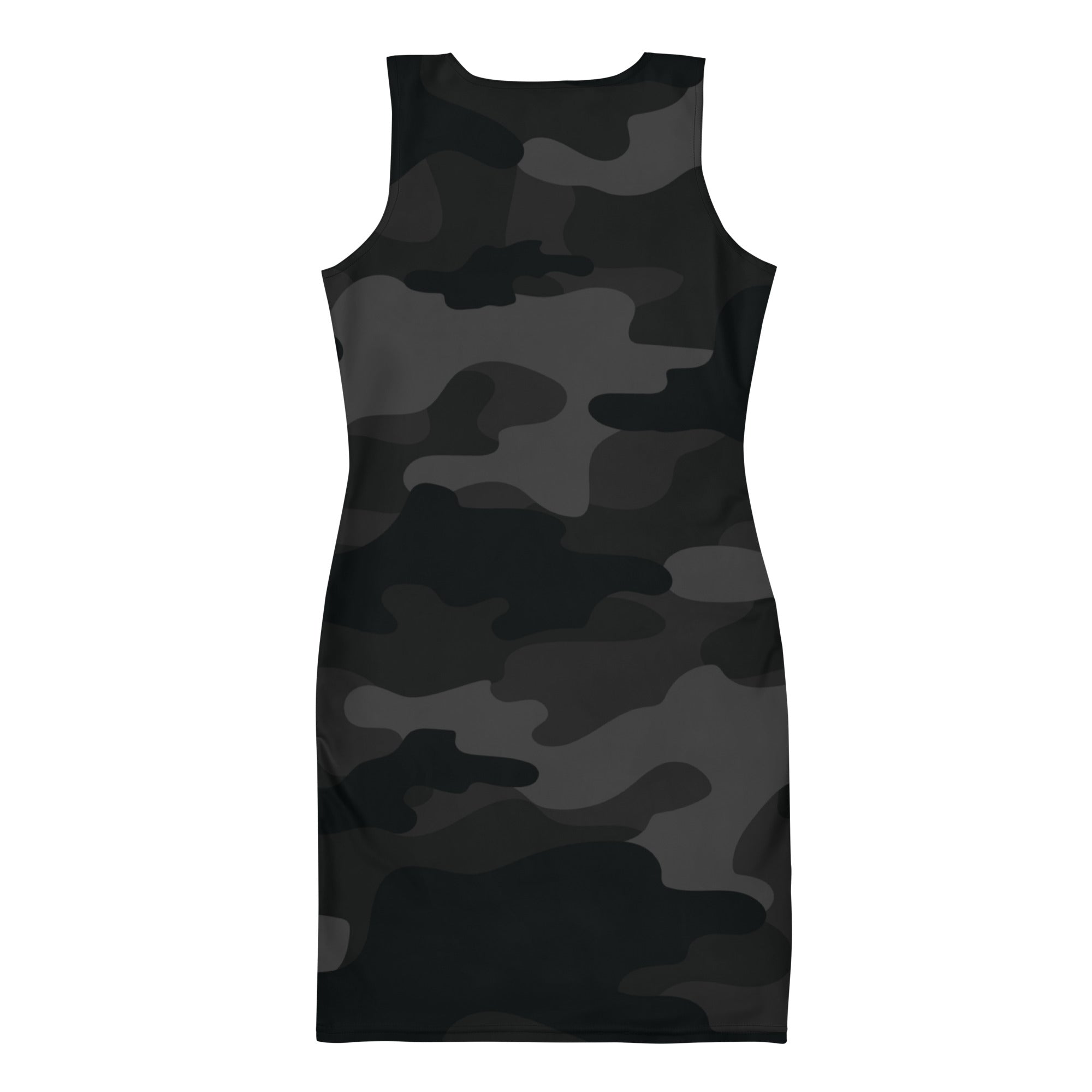 Camo Dress | Black | Tight Bodycon Fit Camo Colors