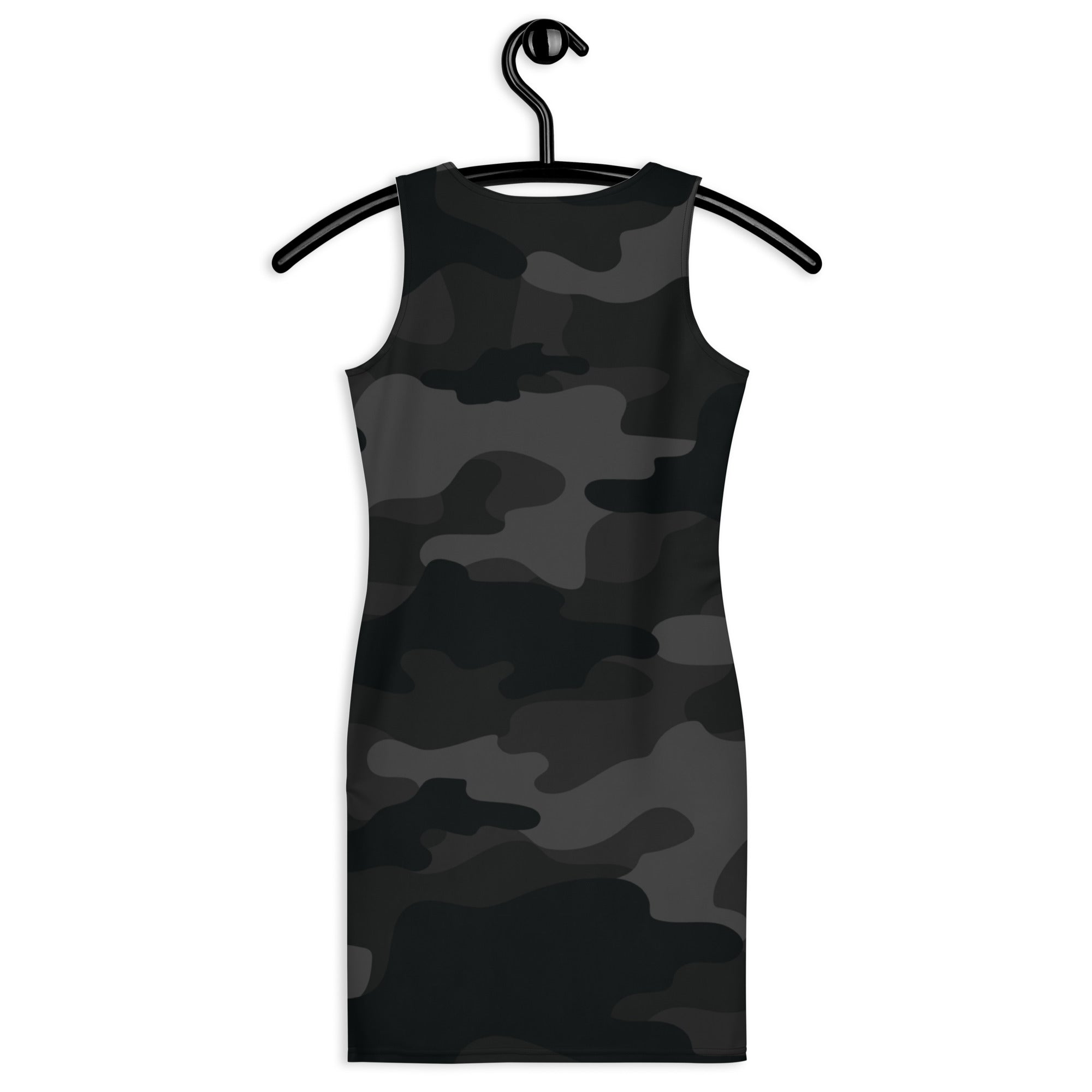 Camo Dress | Black | Tight Bodycon Fit Camo Colors