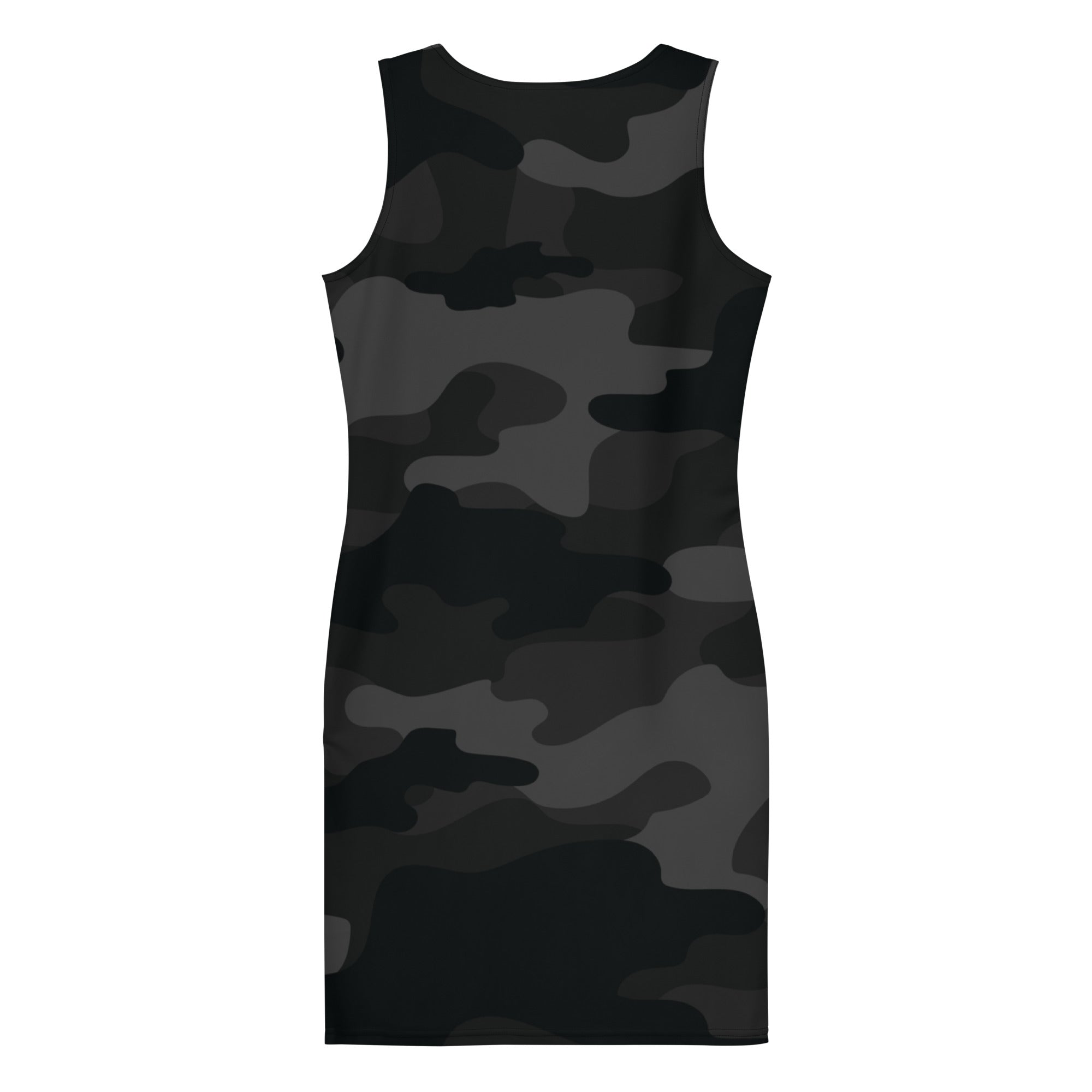 Camo Dress | Black | Tight Bodycon Fit Camo Colors
