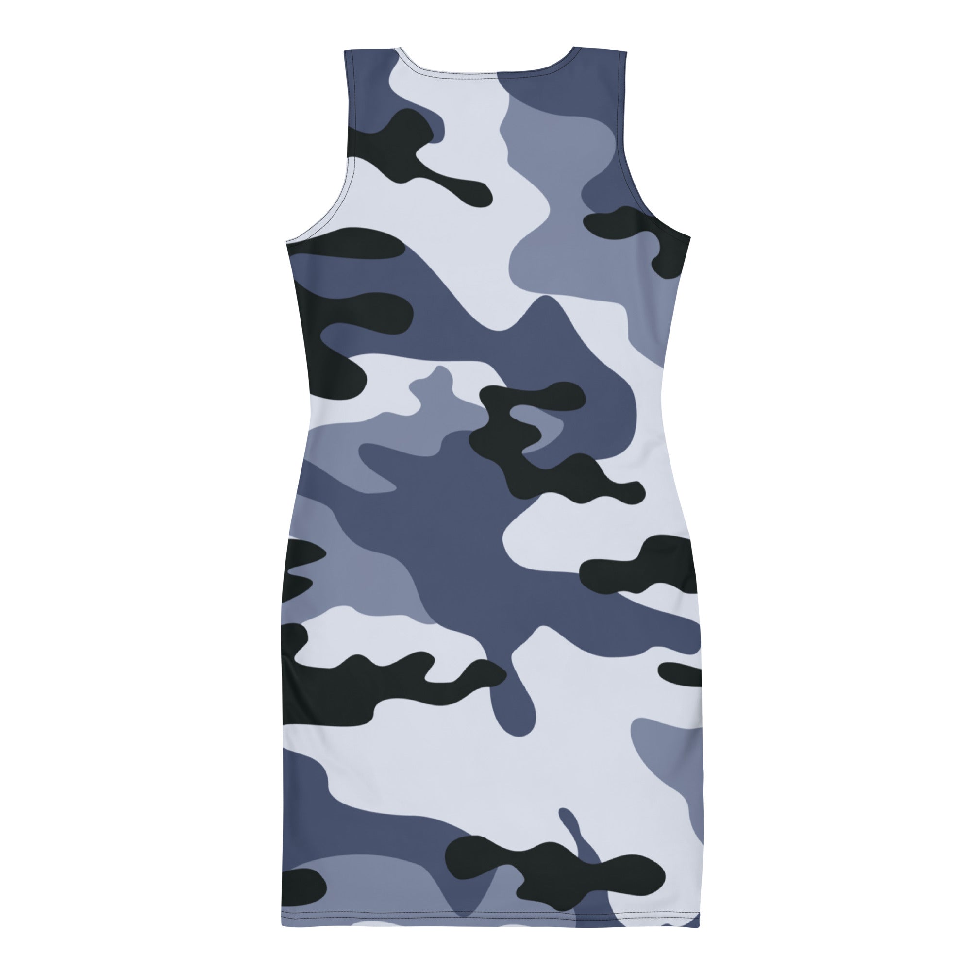 Camo Dress | Light Blue | Tight Bodycon Fit Camo Colors