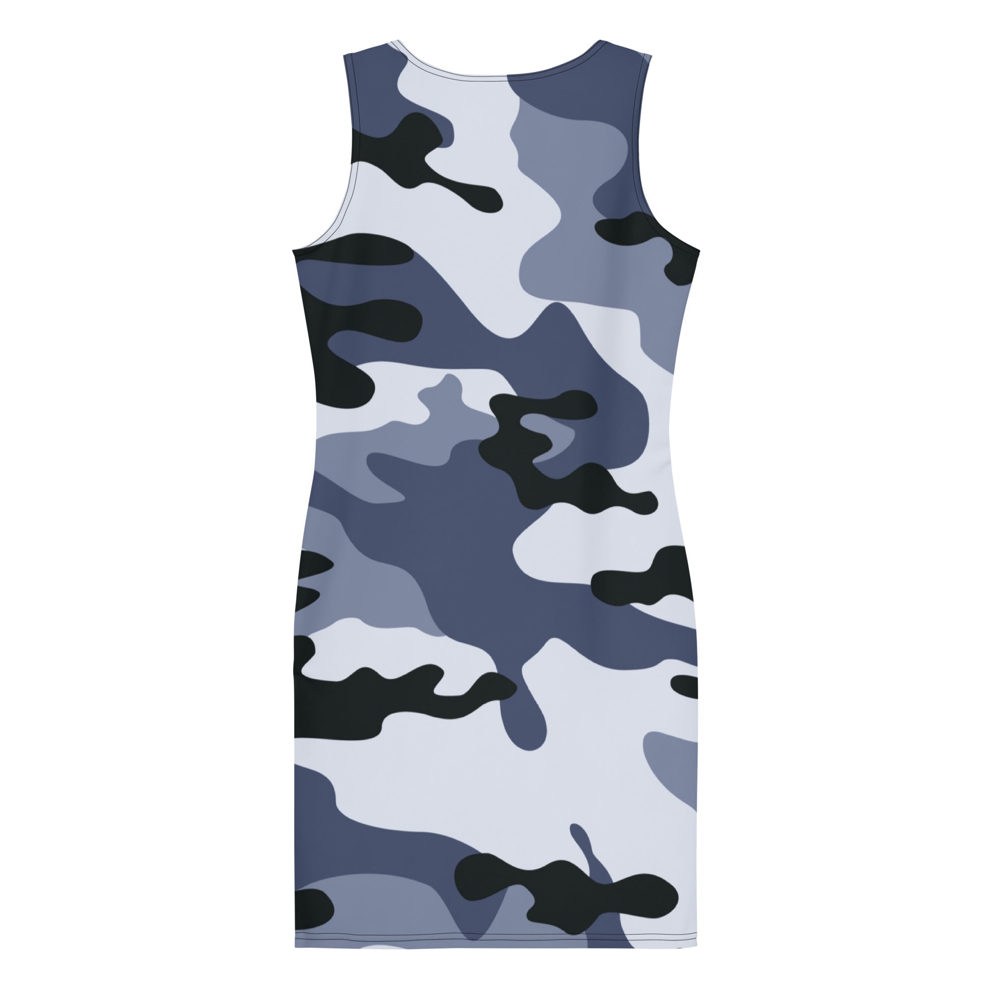 Camo Dress | Light Blue | Tight Bodycon Fit Camo Colors