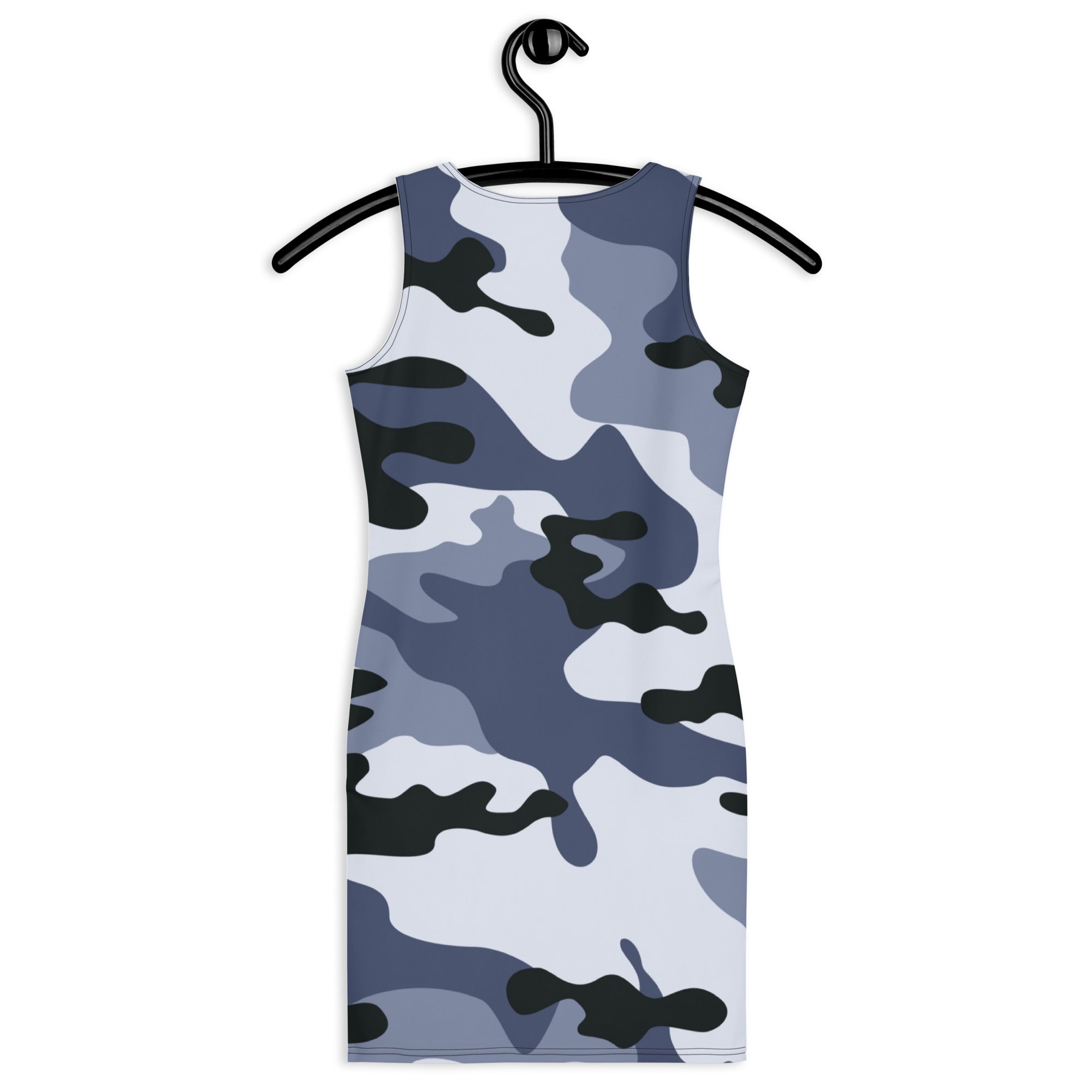 Camo Dress | Light Blue | Tight Bodycon Fit Camo Colors