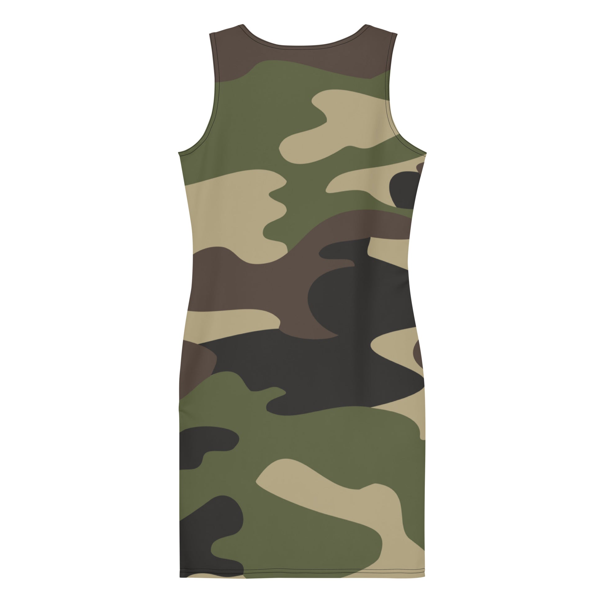 Camo Dress | Classic Green | Tight Bodycon Fit Camo Colors