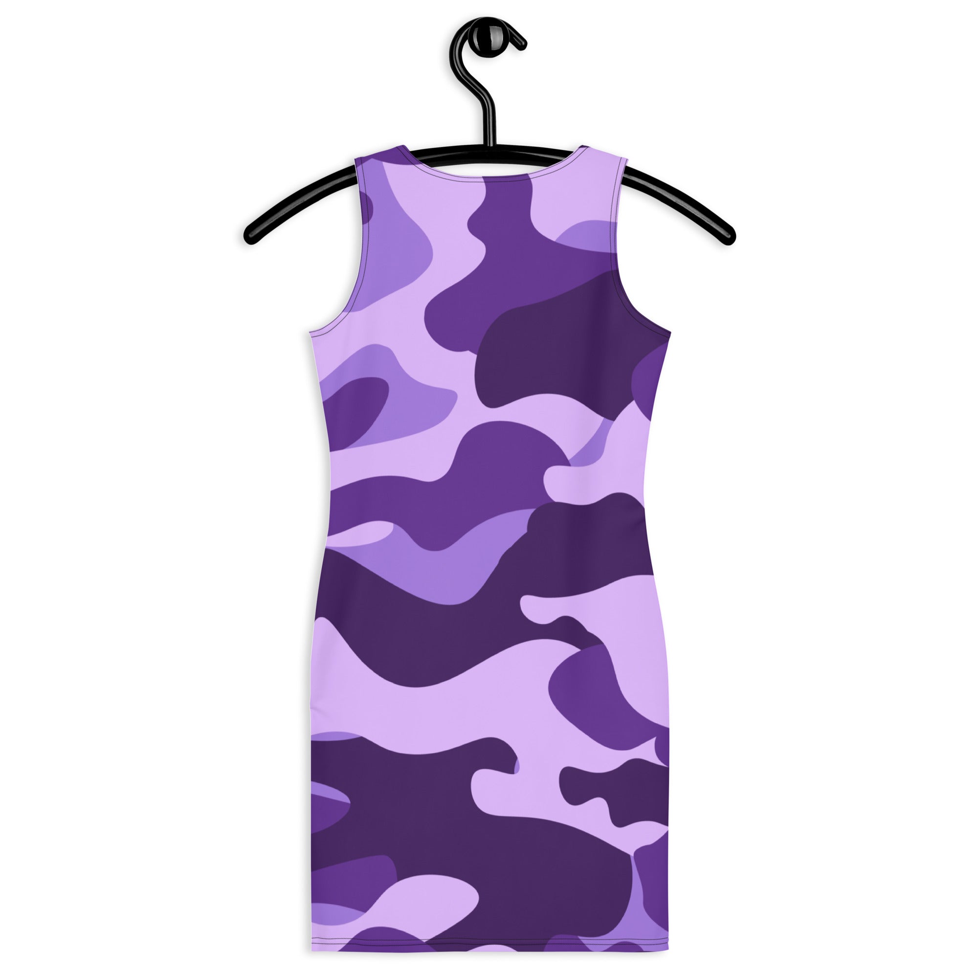 Camo Dress | Purple, Blue, and Mauve | Tight Bodycon Fit Camo Colors