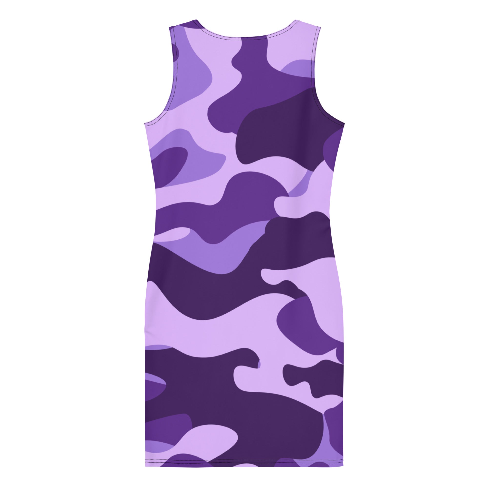 Camo Dress | Purple, Blue, and Mauve | Tight Bodycon Fit Camo Colors