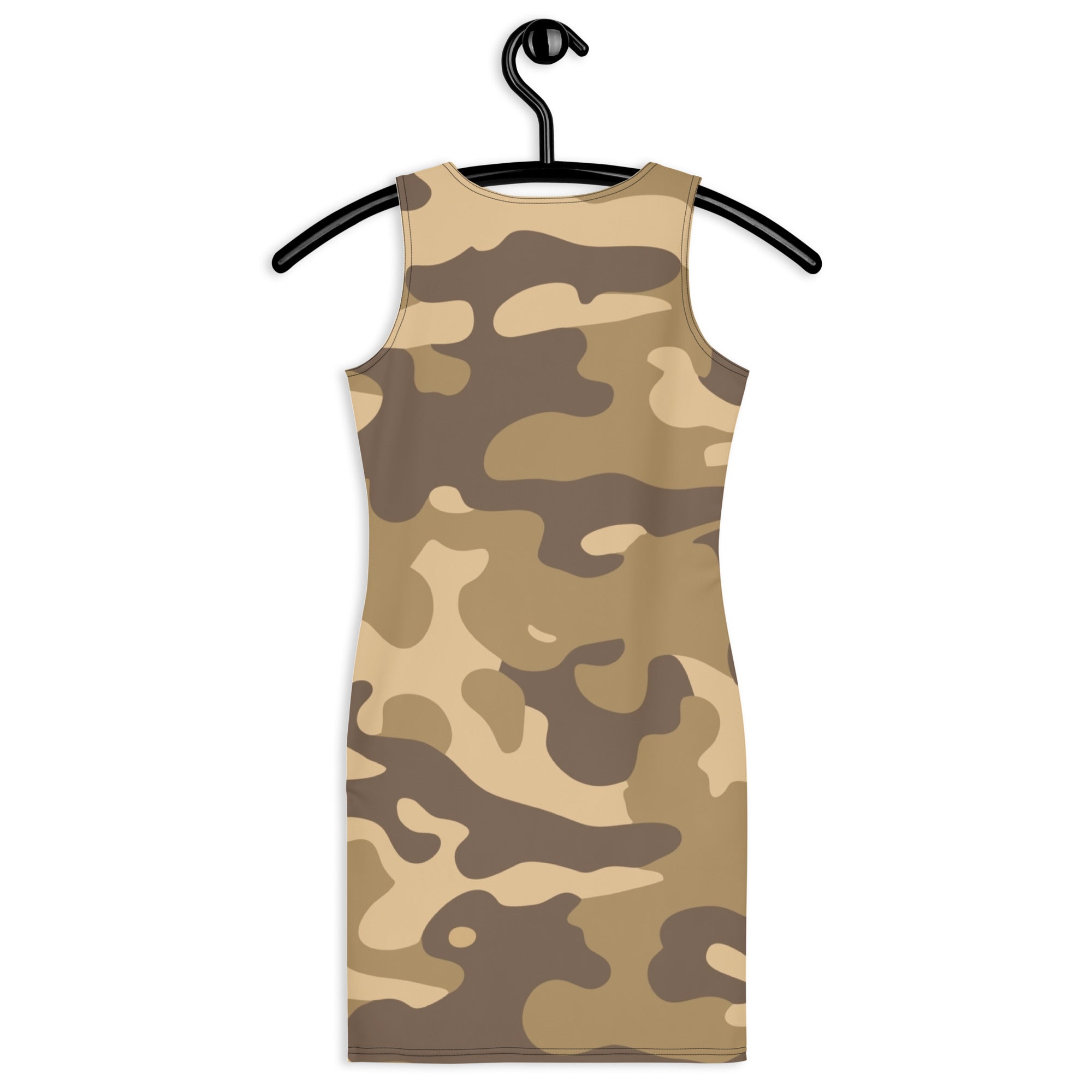 Camo Dress | Khaki | Tight Bodycon Fit Camo Colors