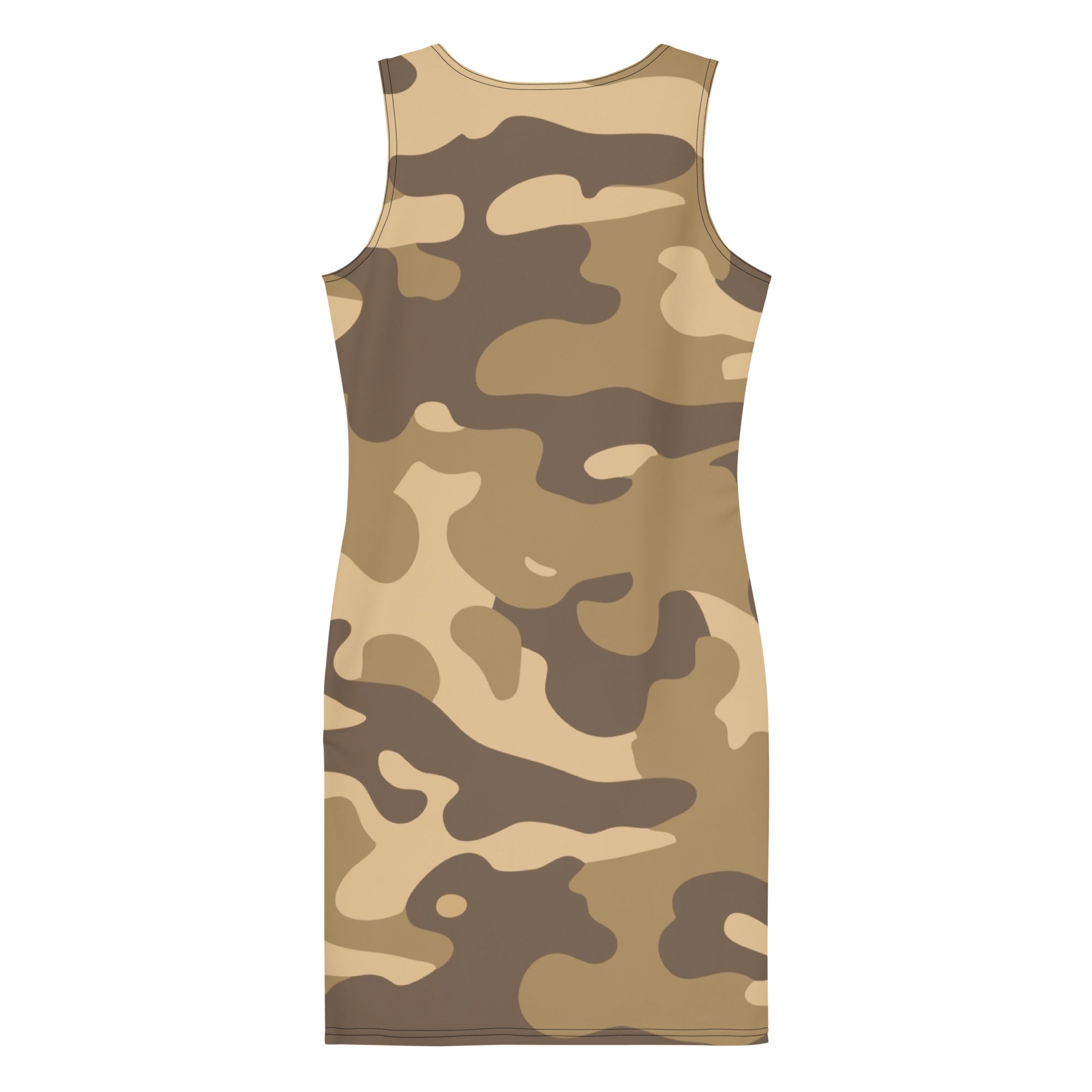 Camo Dress | Khaki | Tight Bodycon Fit Camo Colors
