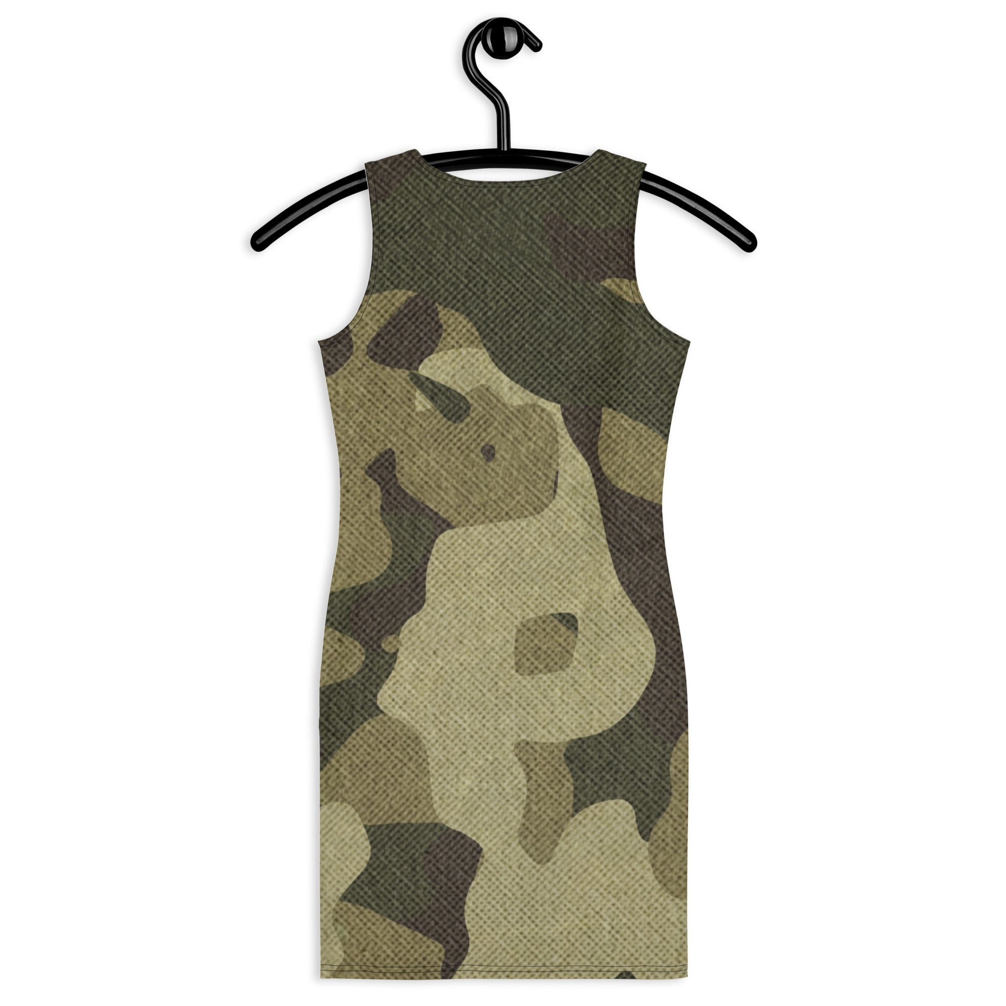 Camo Dress | Green Fabric | Tight Bodycon Fit Camo Colors