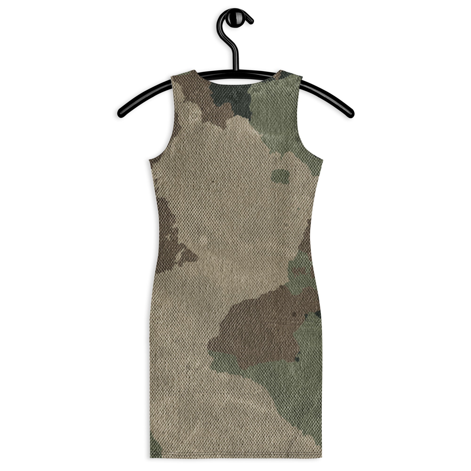 Camo Dress | Dirty Brown | Tight Bodycon Fit Camo Colors