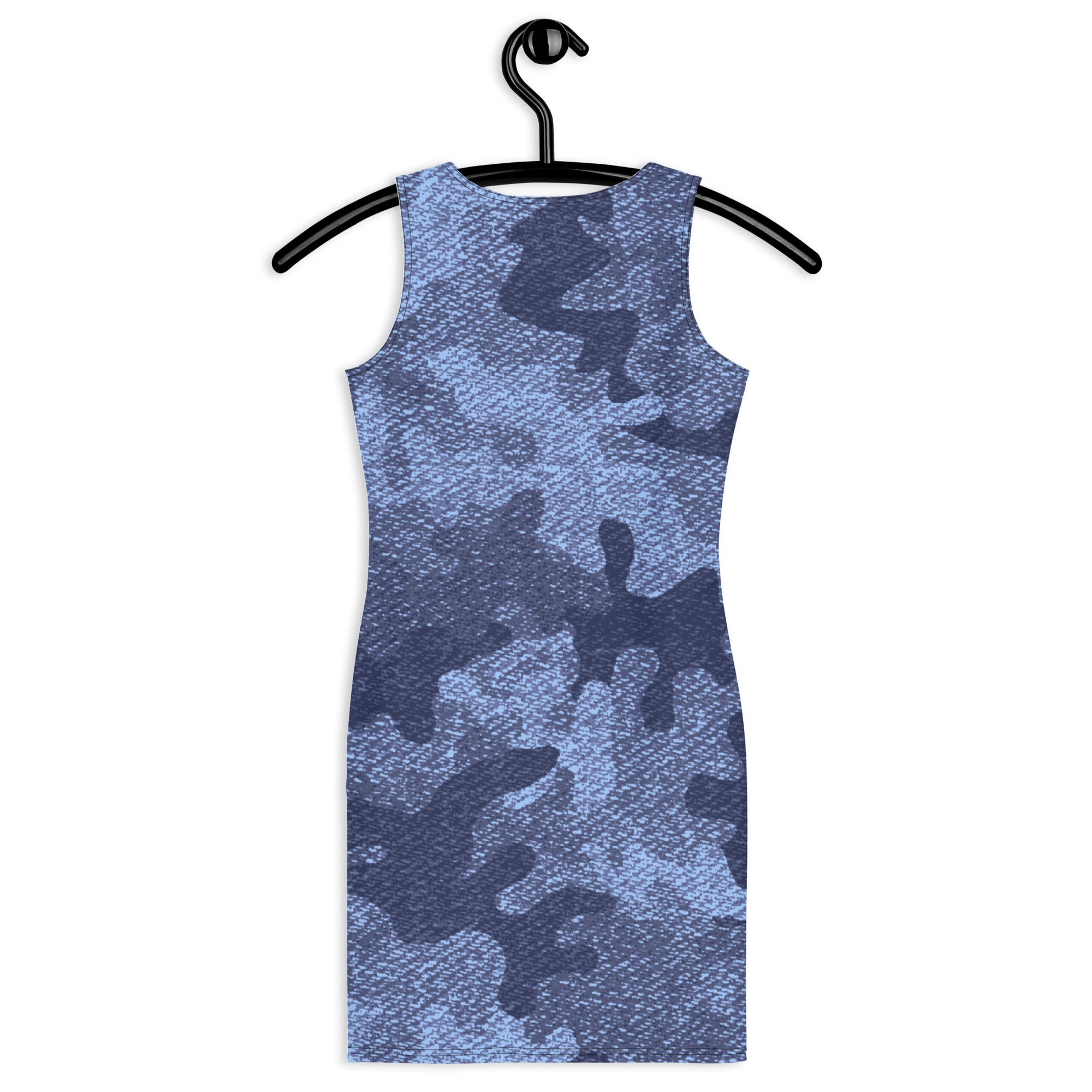 Camo Dress | Denim Blue | Tight Bodycon Fit Camo Colors