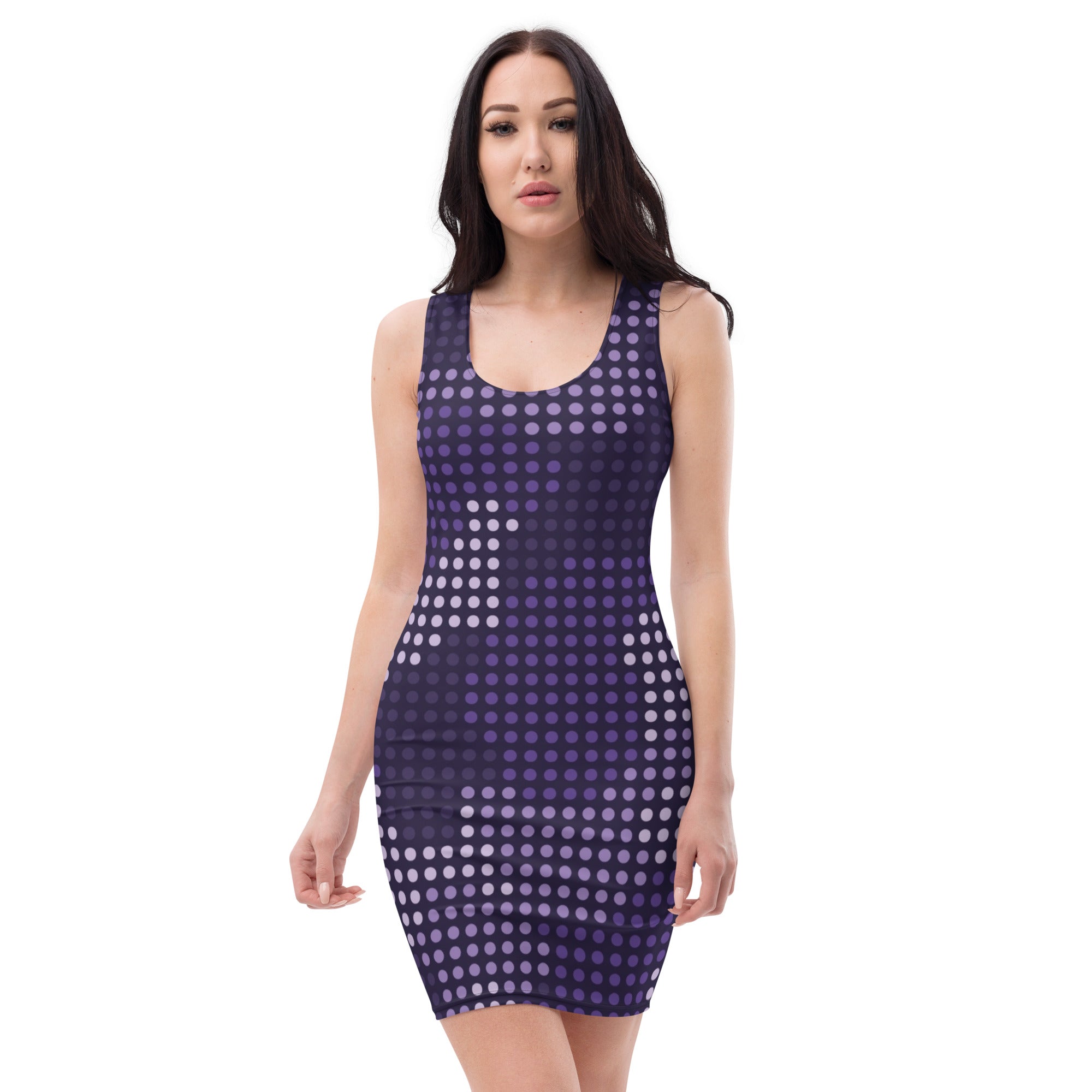 Camo Dress | Blue LED | Tight Bodycon Fit Camo Colors
