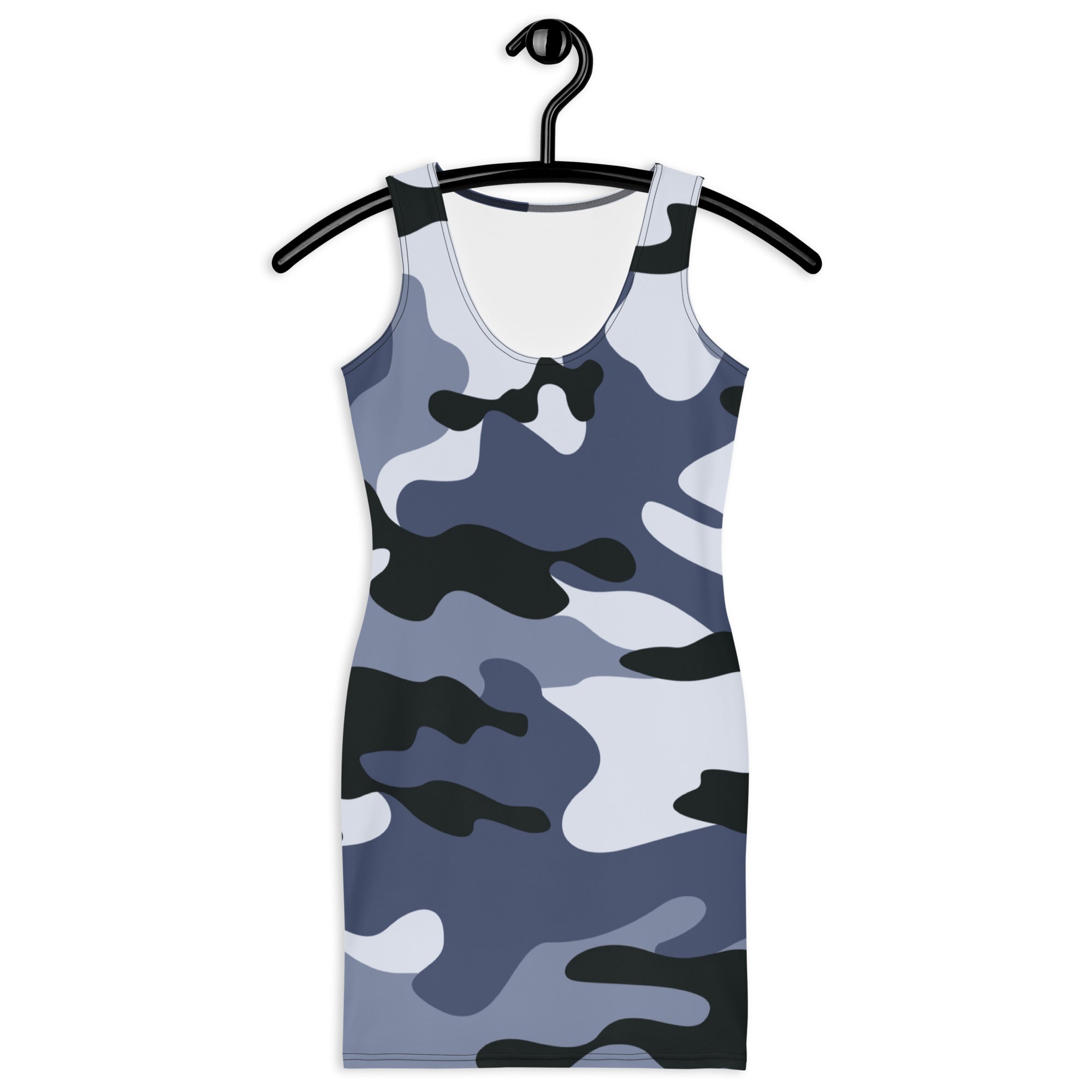 Camo Dress | Light Blue | Tight Bodycon Fit Camo Colors