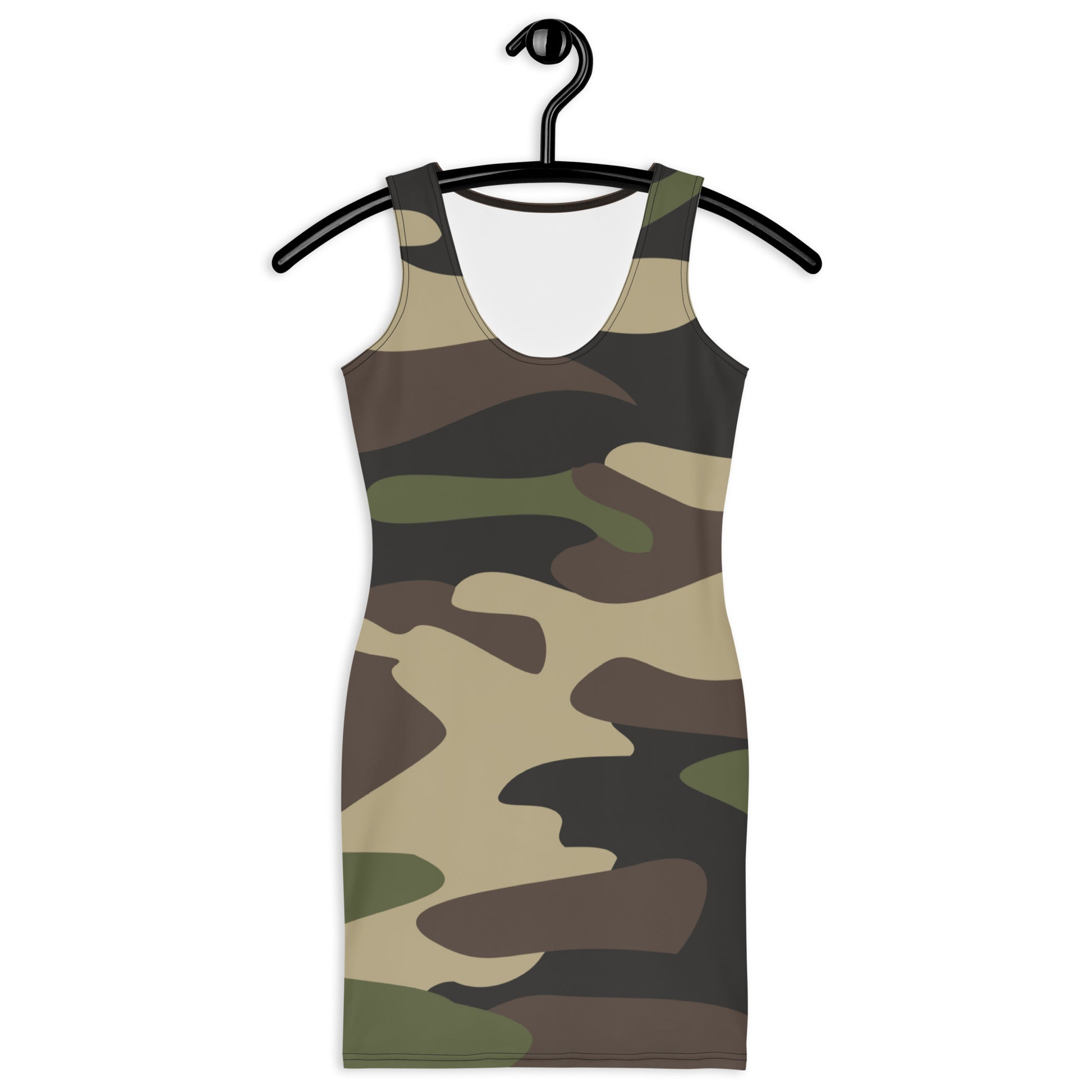 Camo Dress | Classic Green | Tight Bodycon Fit Camo Colors
