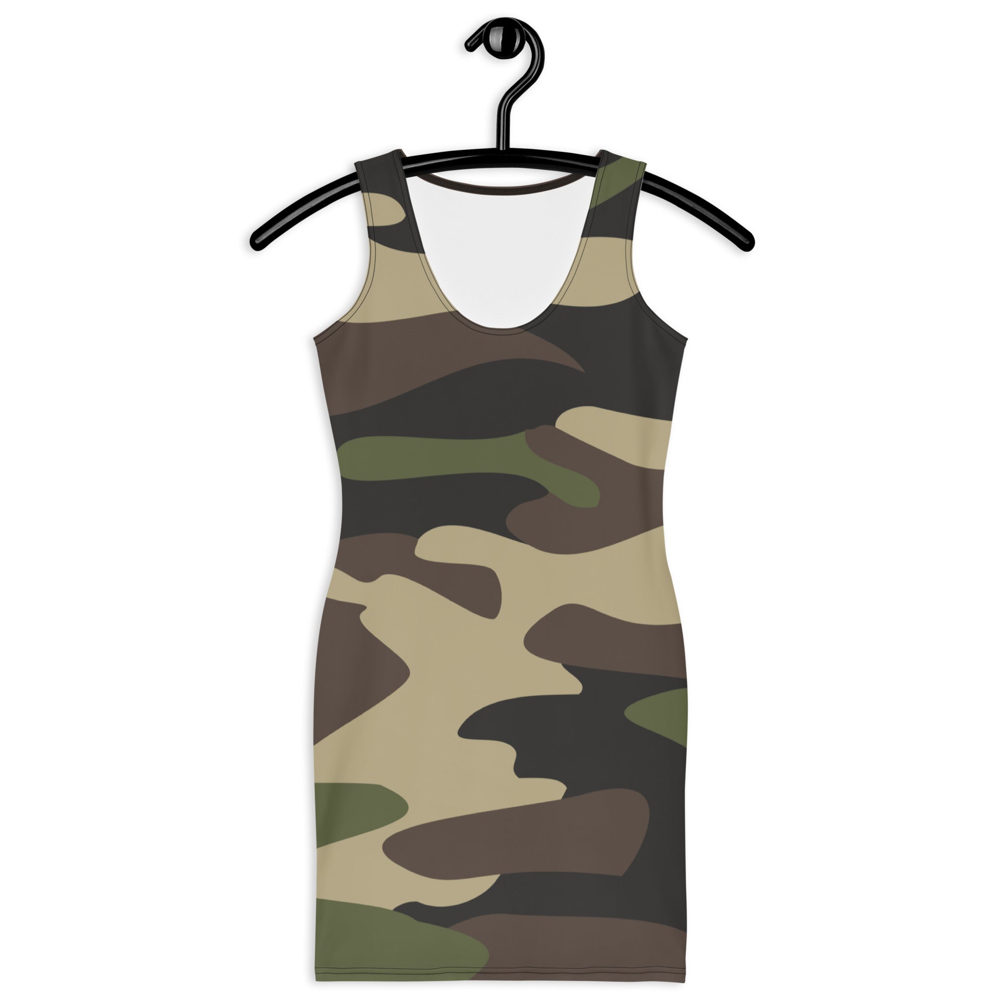 Camo Dress | Classic Green | Tight Bodycon Fit Camo Colors