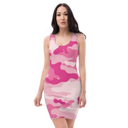 Camo Dress | Lavender Pink | Tight Bodycon Fit Camo Colors