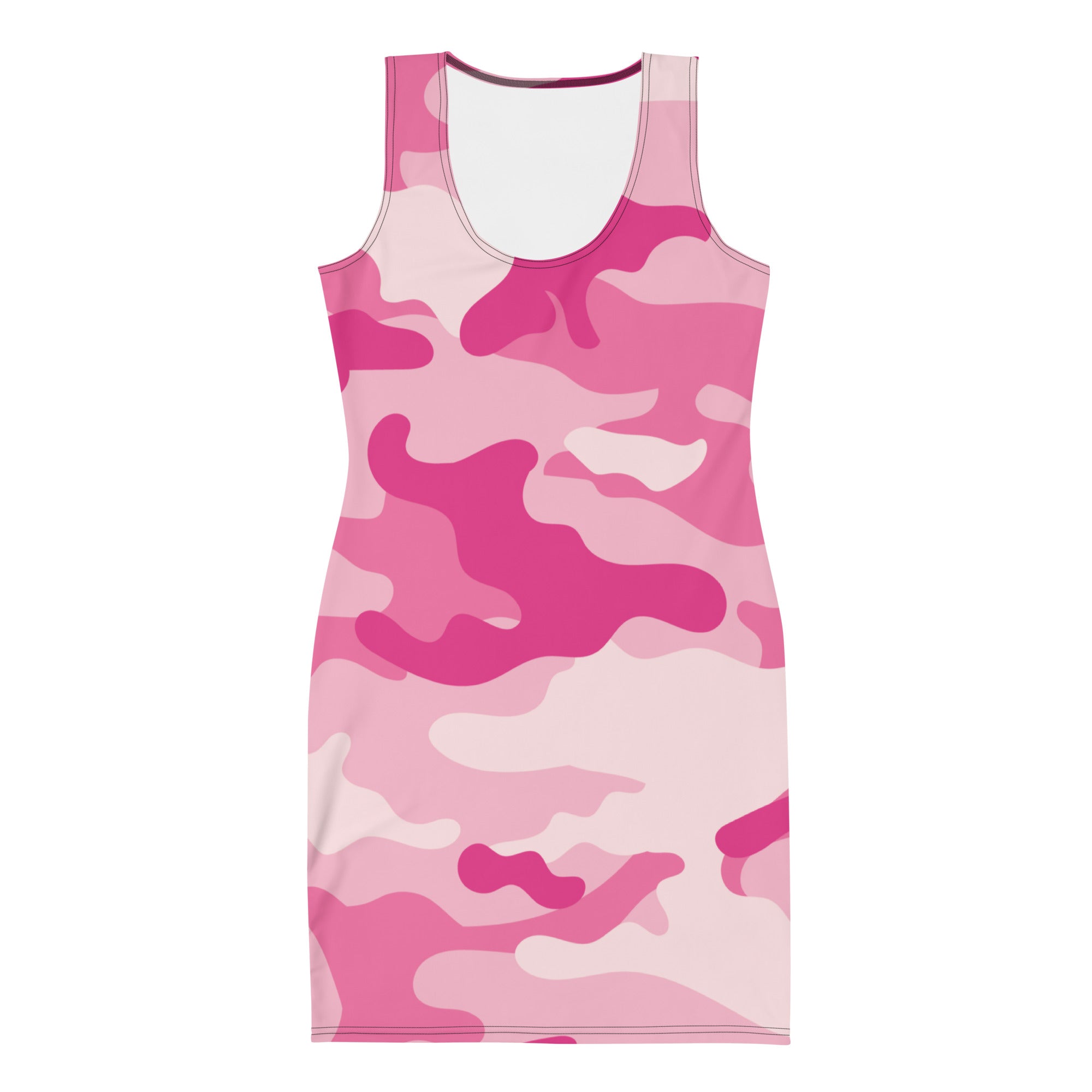 Camo Dress | Lavender Pink | Tight Bodycon Fit Camo Colors