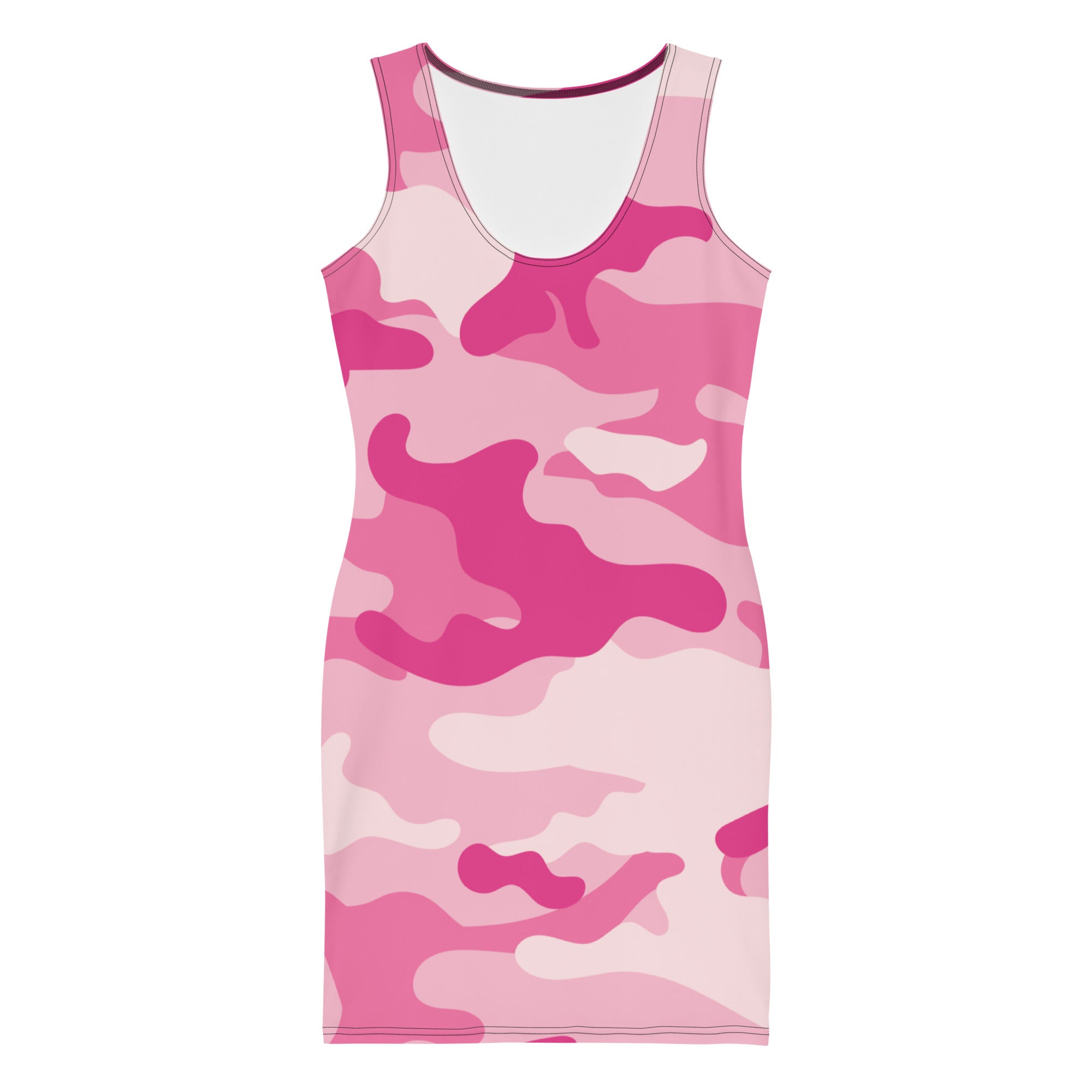 Camo Dress | Lavender Pink | Tight Bodycon Fit Camo Colors