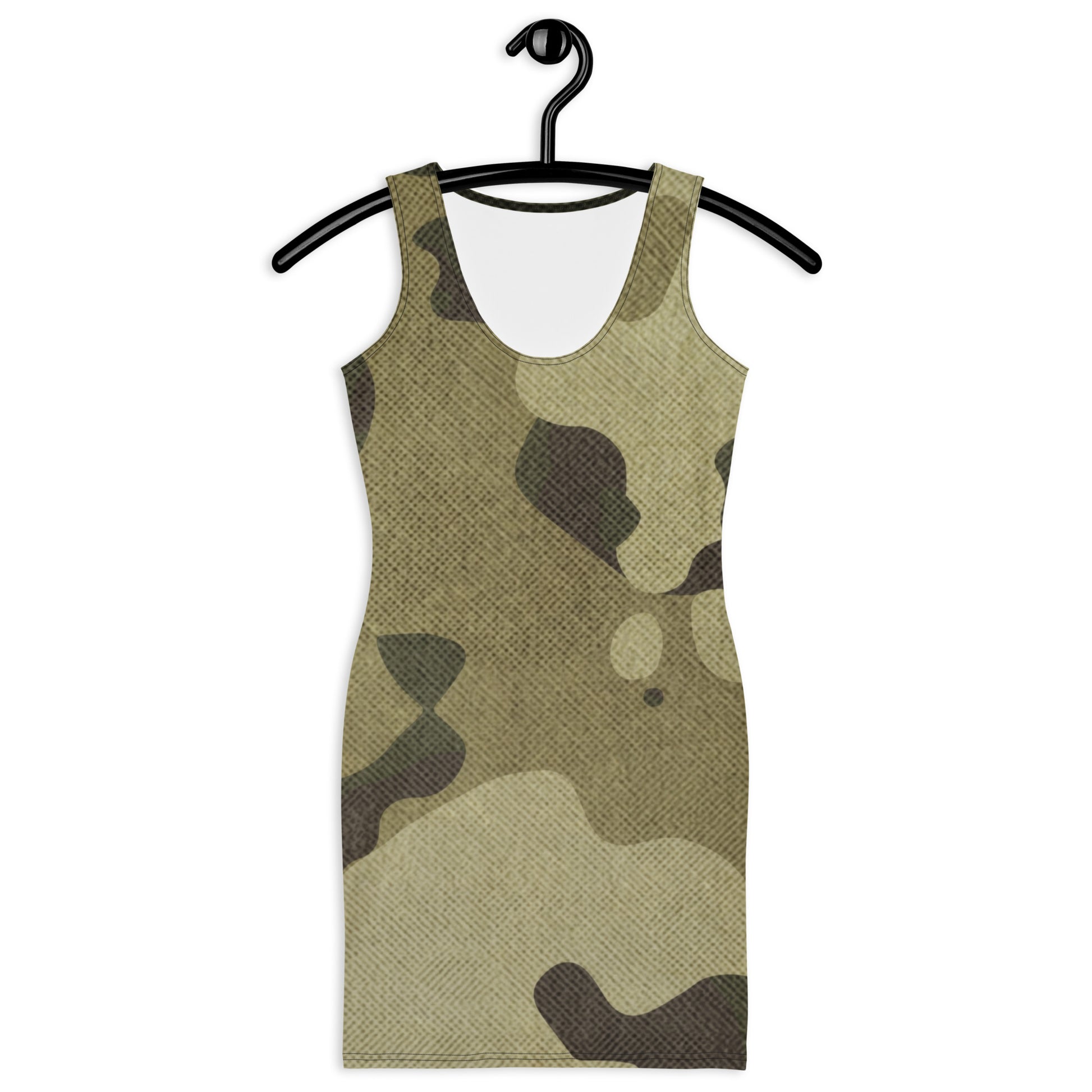 Camo Dress | Green Fabric | Tight Bodycon Fit Camo Colors