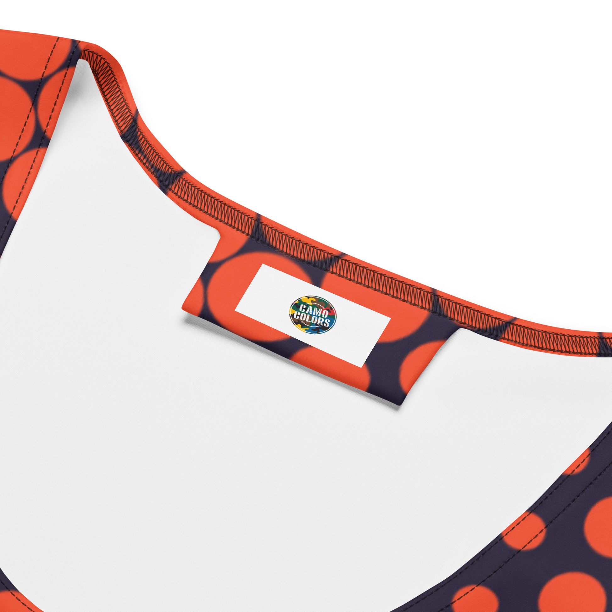 Camo Dress | Orange & Blue Digital | Tight Bodycon Fit Camo Colors