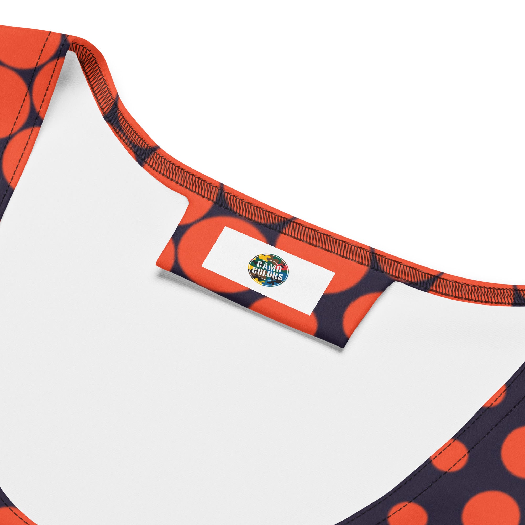 Camo Dress | Orange & Blue Digital | Tight Bodycon Fit Camo Colors