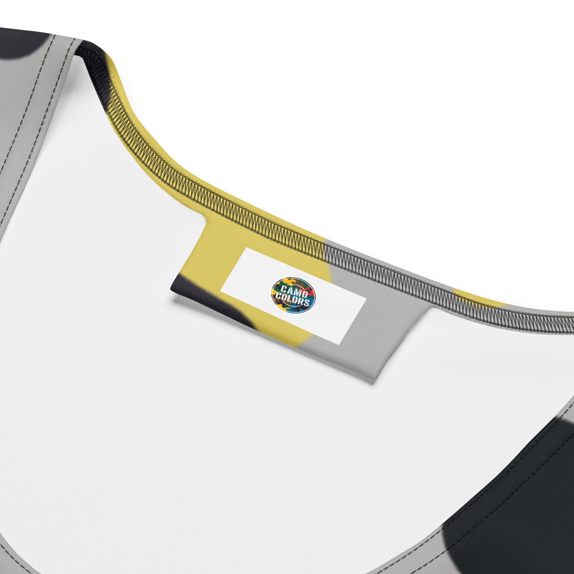 Camo Dress | Yellow, Black, and Silver | Tight Bodycon Fit Camo Colors