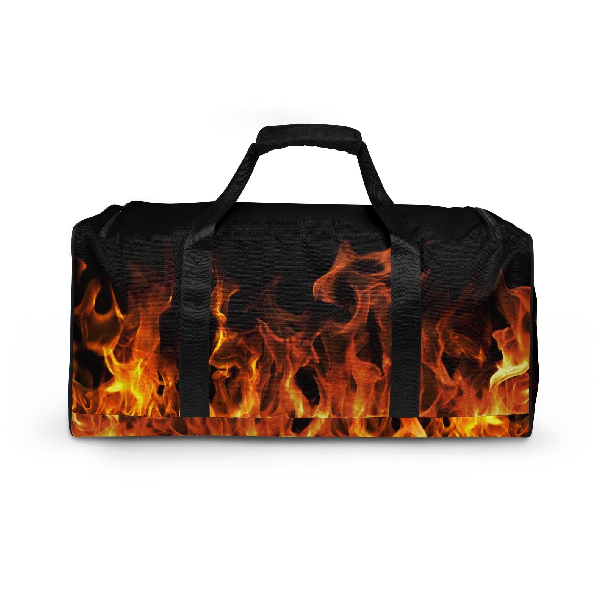 Blazing Flames Duffle Bag | Premium Gym Bag for Style & Performance | Camo Colors