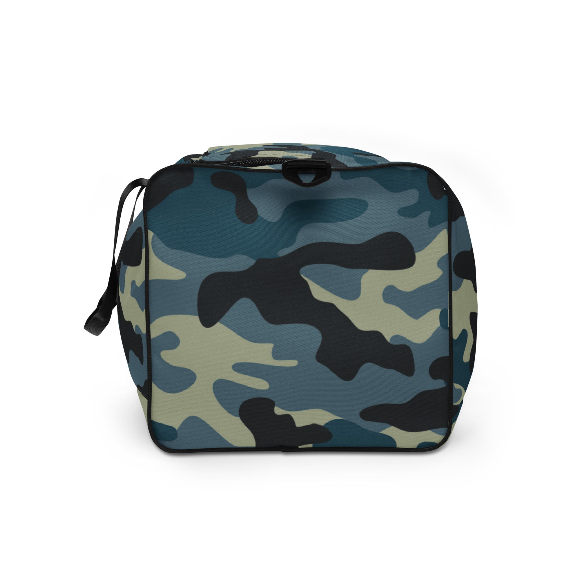 Premium Quality Duffle Bag in Shades of Blue & Charcoal Camo | Camo Colors