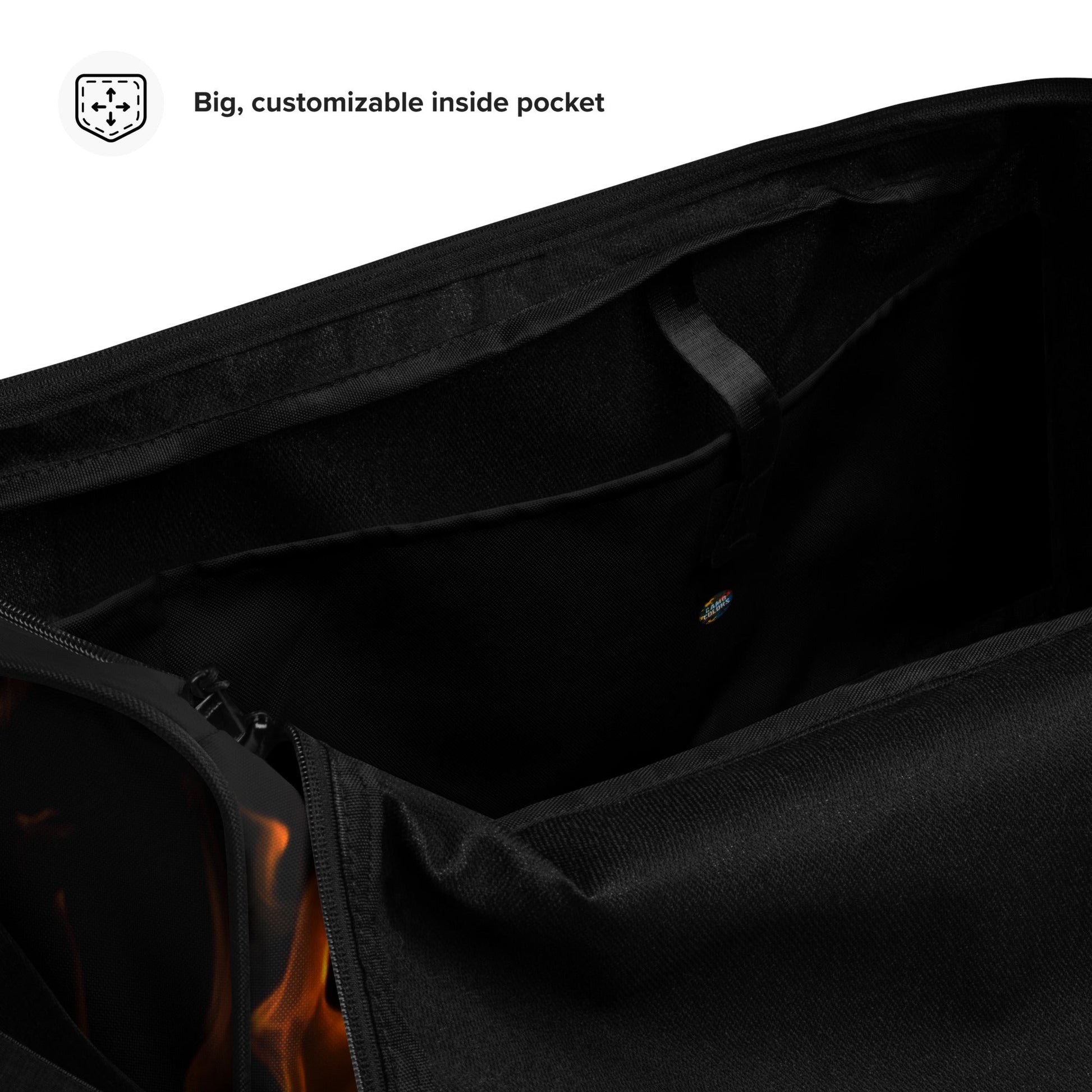 Blazing Flames Duffle Bag | Premium Gym Bag for Style & Performance | Camo Colors