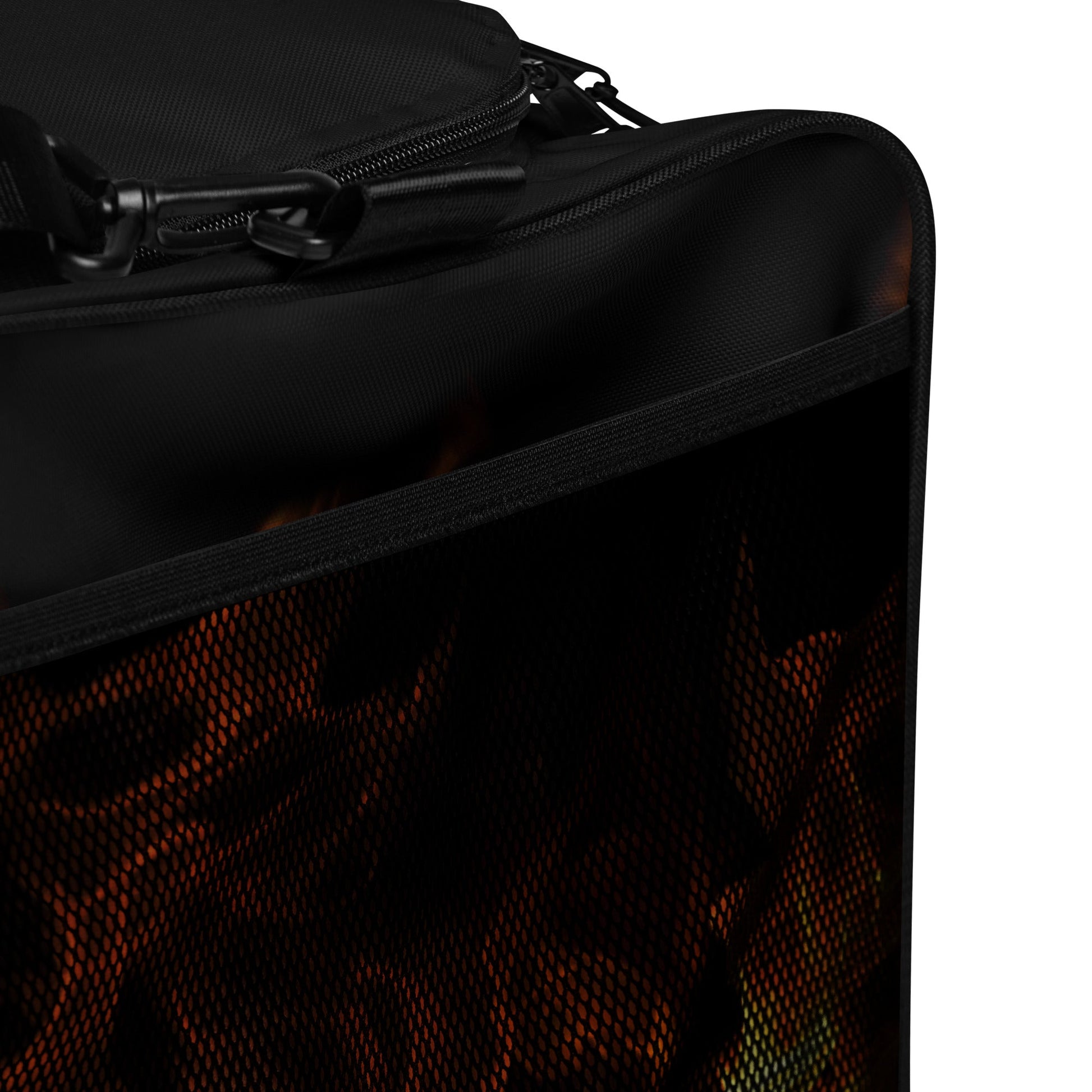 Blazing Flames Duffle Bag | Premium Gym Bag for Style & Performance | Camo Colors
