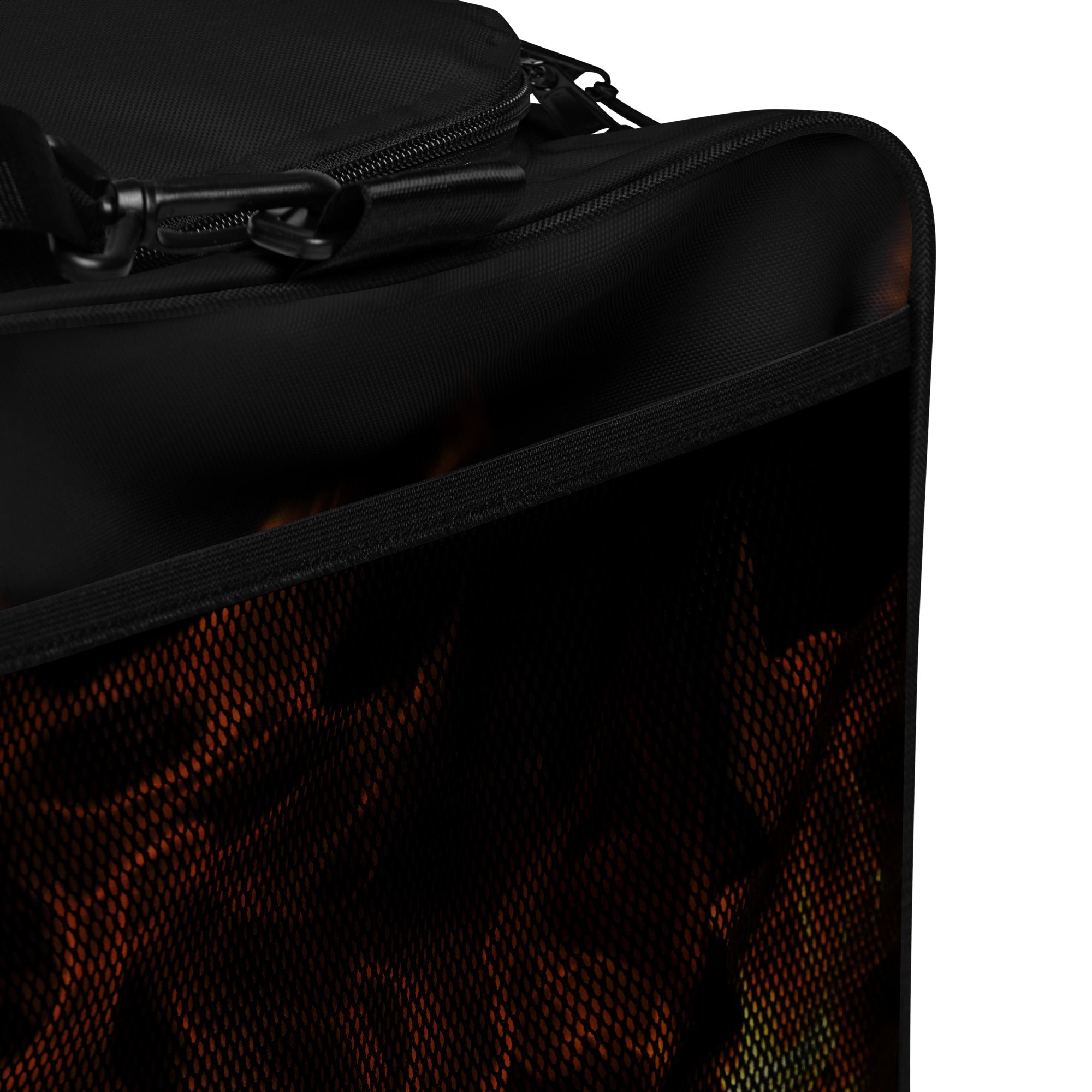 Blazing Flames Duffle Bag | Premium Gym Bag for Style & Performance | Camo Colors