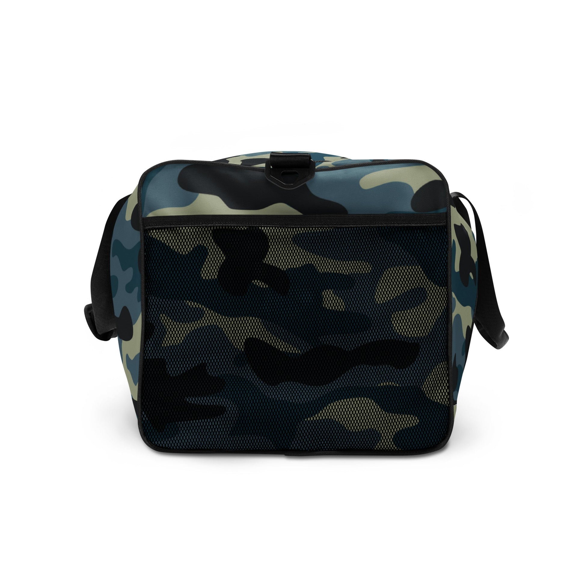 Premium Quality Duffle Bag in Shades of Blue & Charcoal Camo | Camo Colors