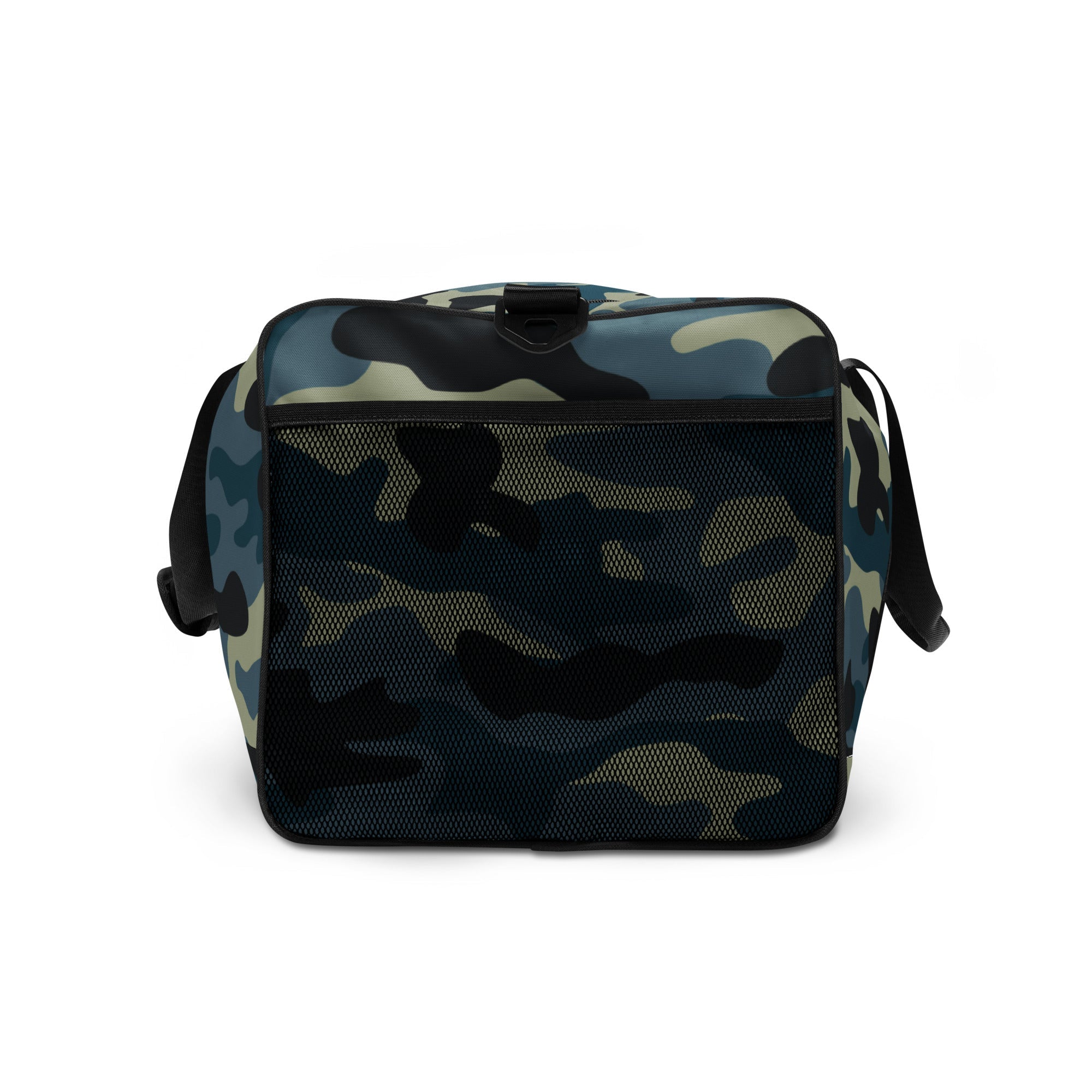 Premium Quality Duffle Bag in Shades of Blue & Charcoal Camo | Camo Colors