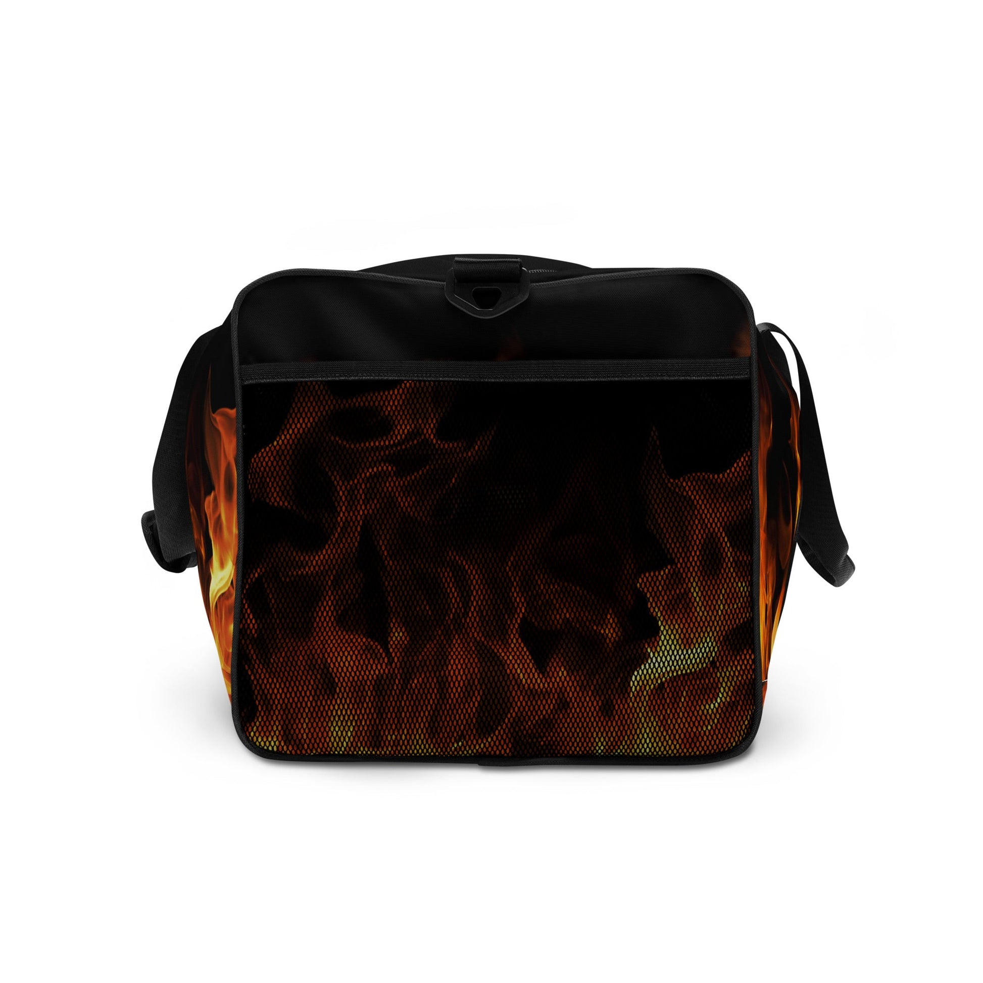 Blazing Flames Duffle Bag | Premium Gym Bag for Style & Performance | Camo Colors