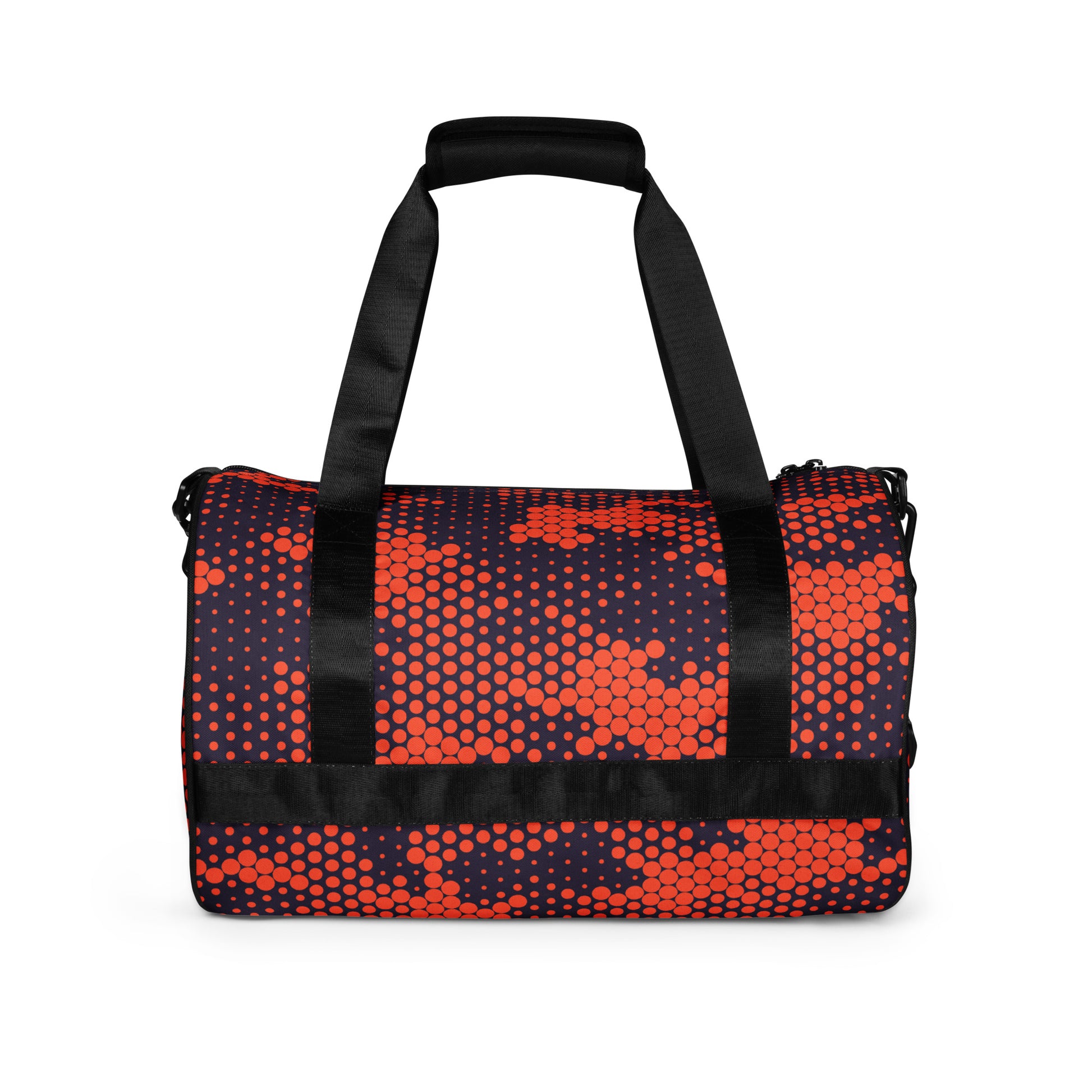 Camo Gym Bag | Orange & Blue Digital Camouflage Camo Colors