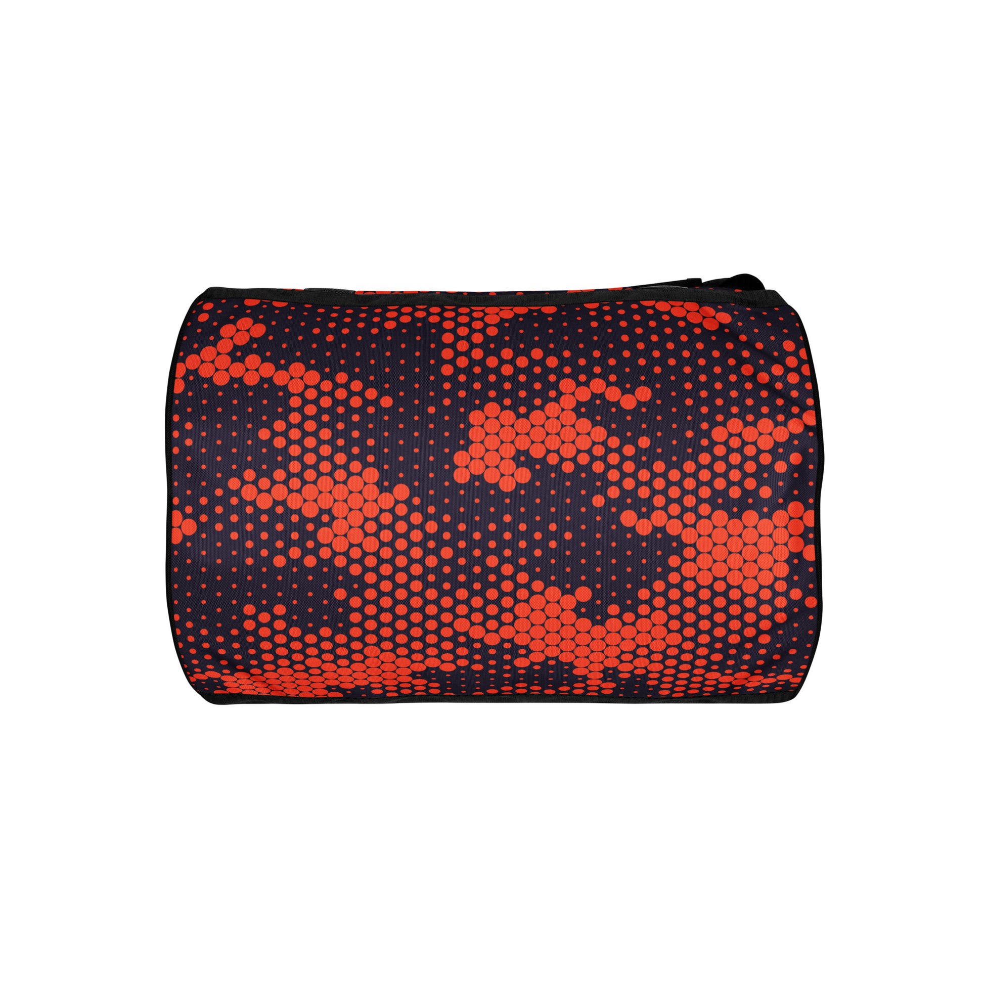 Camo Gym Bag | Orange & Blue Digital Camouflage Camo Colors