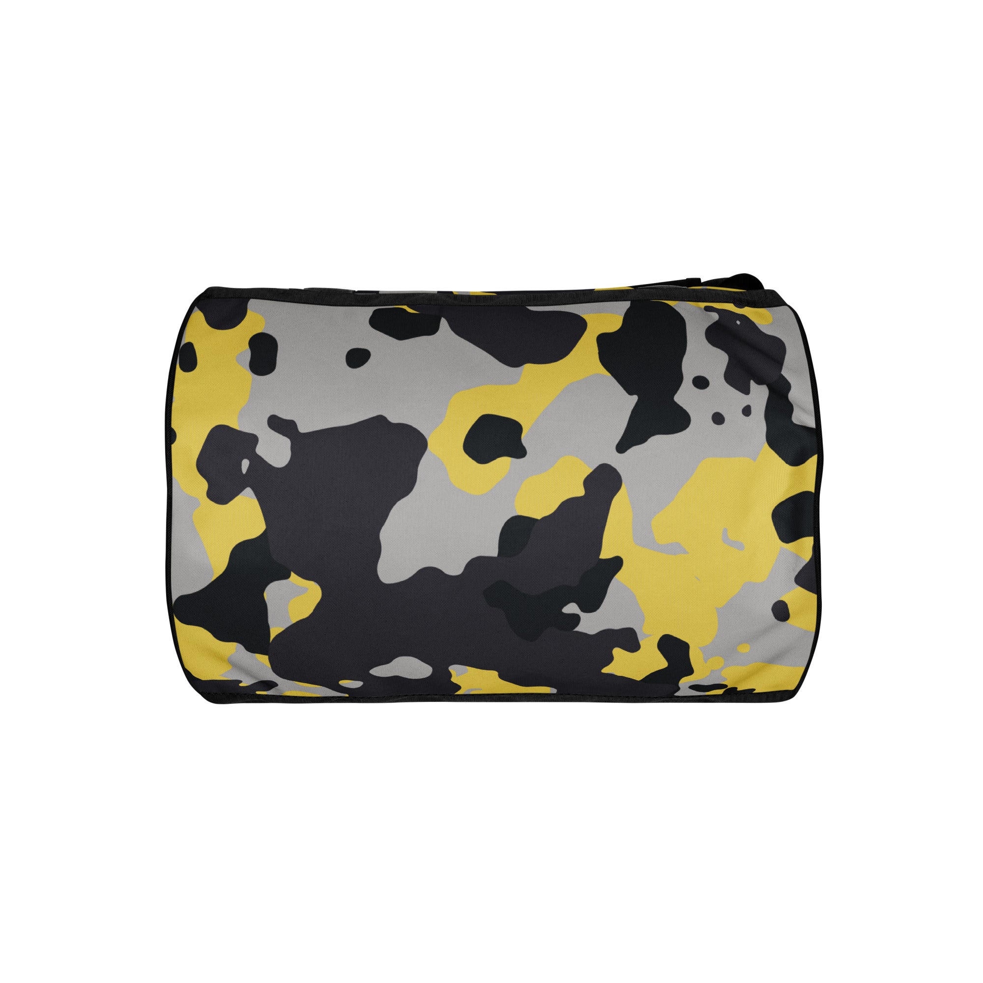 Camo Gym Bag | Yellow, Black, and Silver Camo Colors