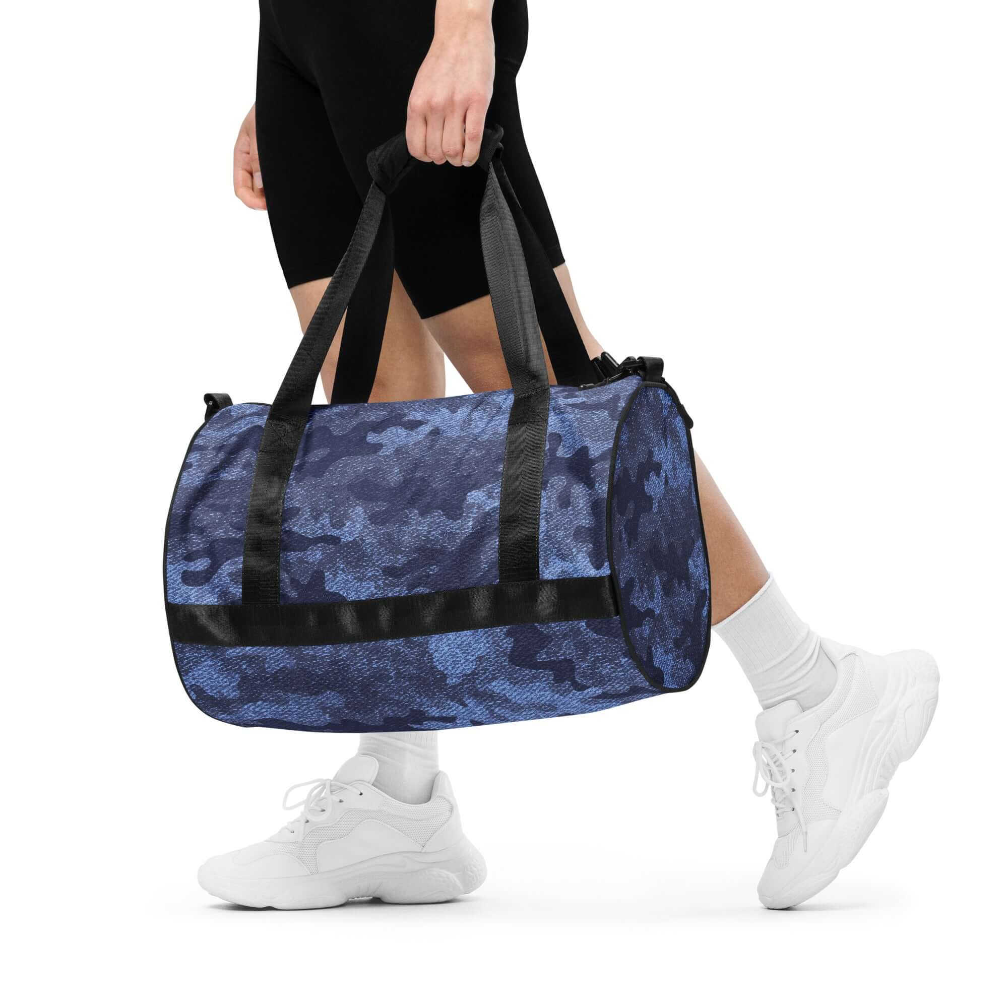 Camo Gym Bag | Denim Blue Camo Colors