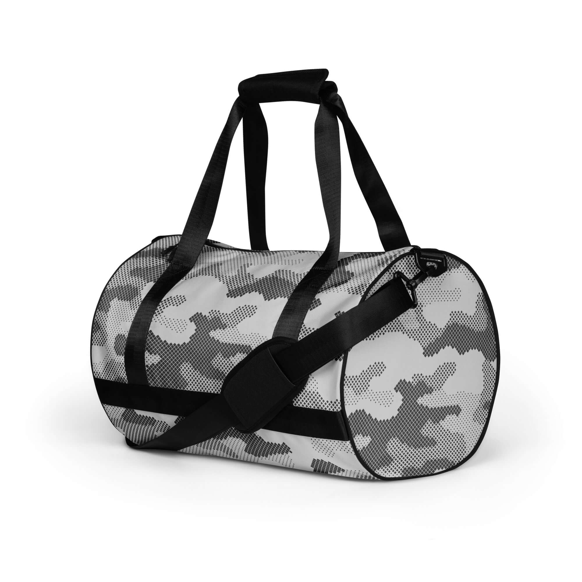 Camo Gym Bag | Gray Digital Camo Colors