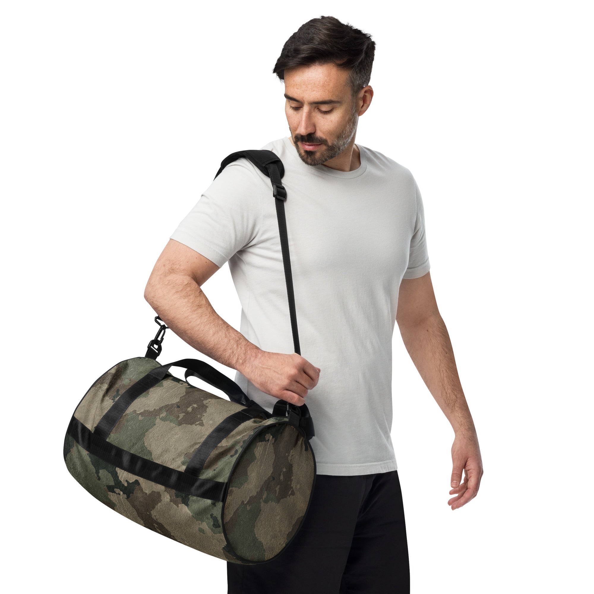 Camo Gym Bag | Dirty Old Brown Camo Colors