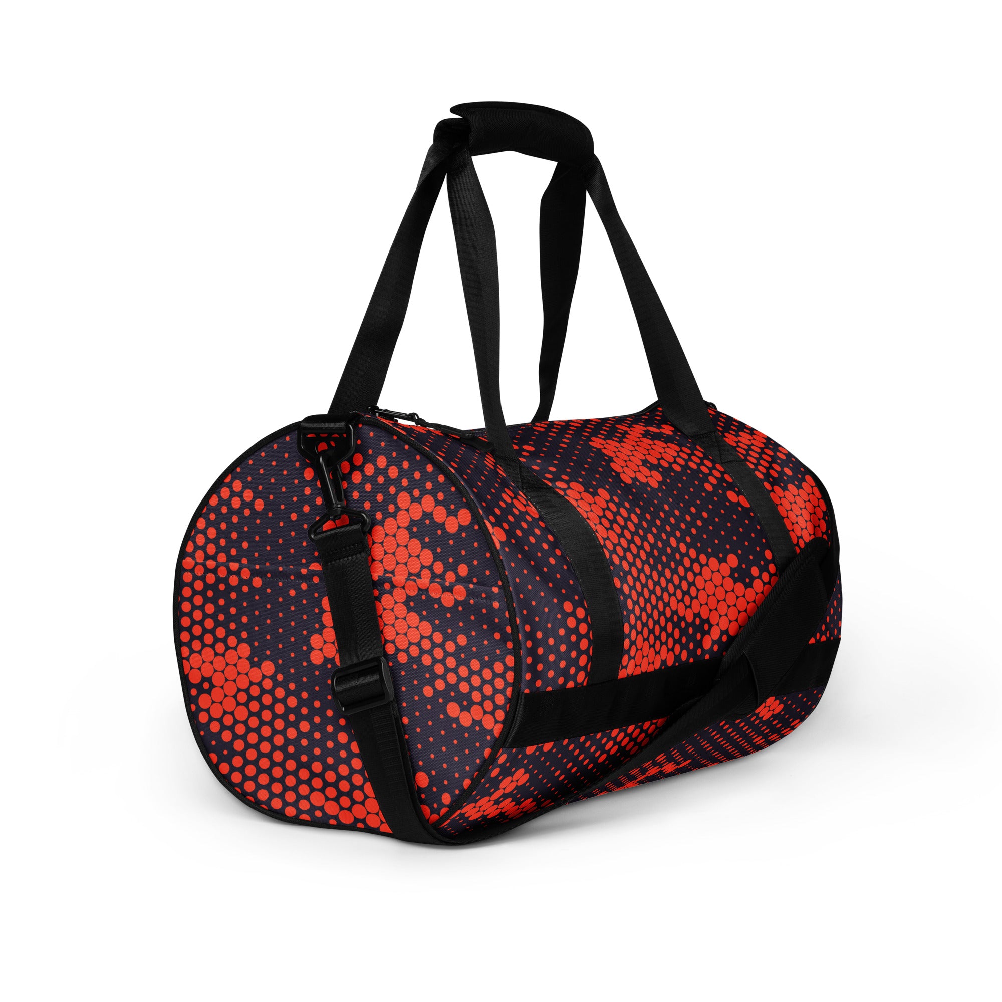 Camo Gym Bag | Orange & Blue Digital Camouflage Camo Colors