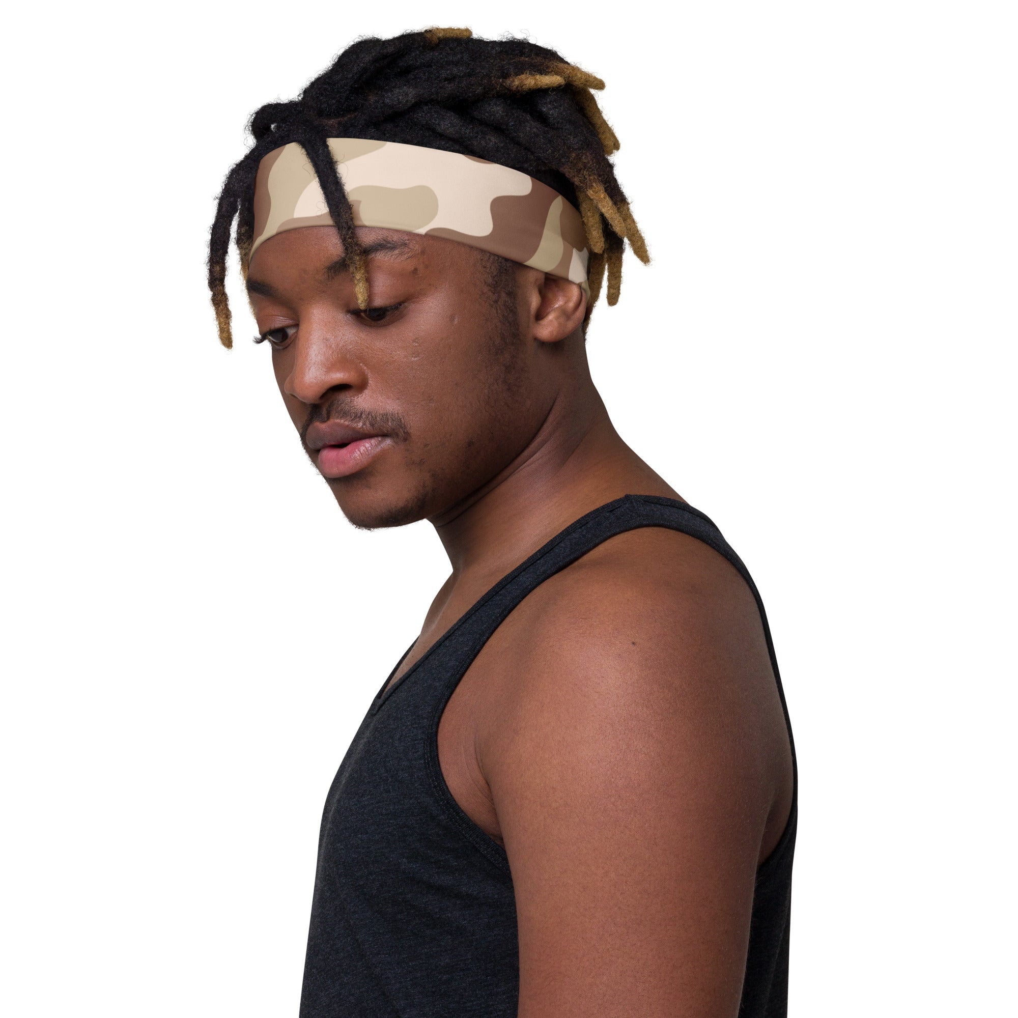 Camo Headband | Brown Desert Camo Colors