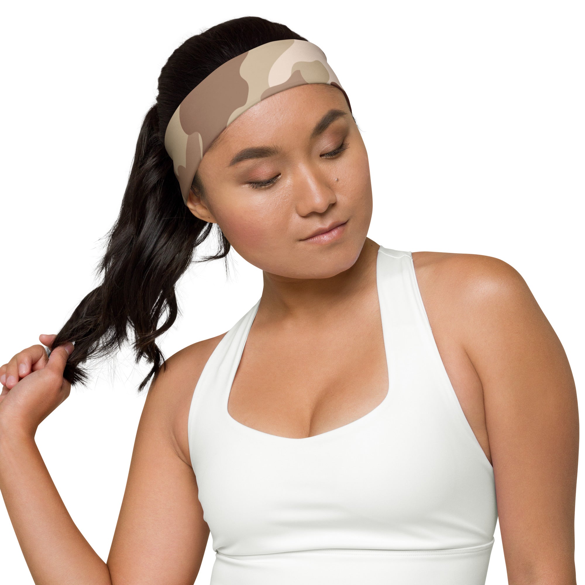 Camo Headband | Brown Desert Camo Colors