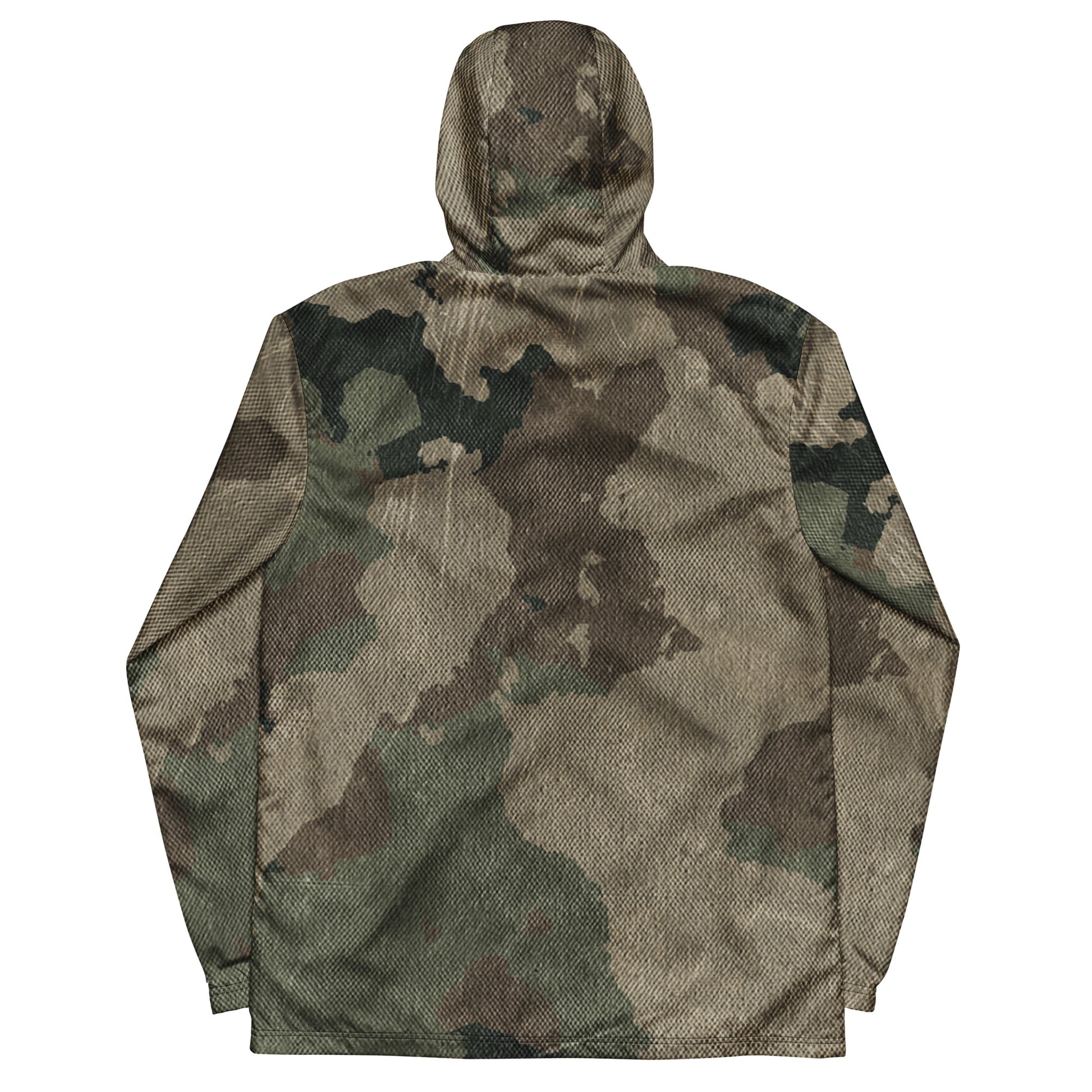 Men's Windbreaker | Dirty Old Brown Camo Camo Colors