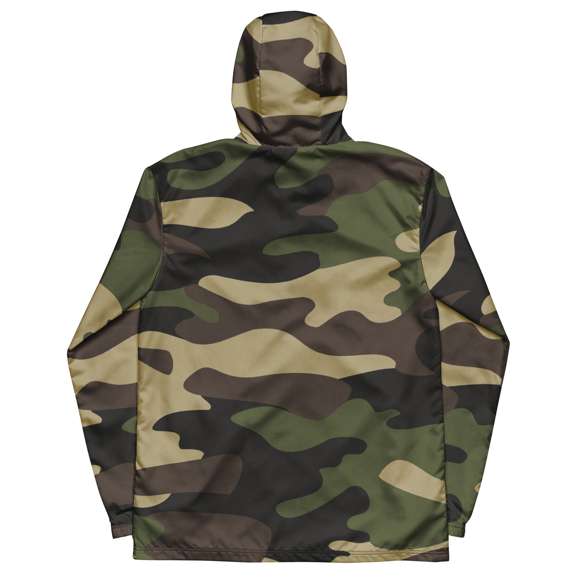 Men's Windbreaker | Classic Green Camo Camo Colors