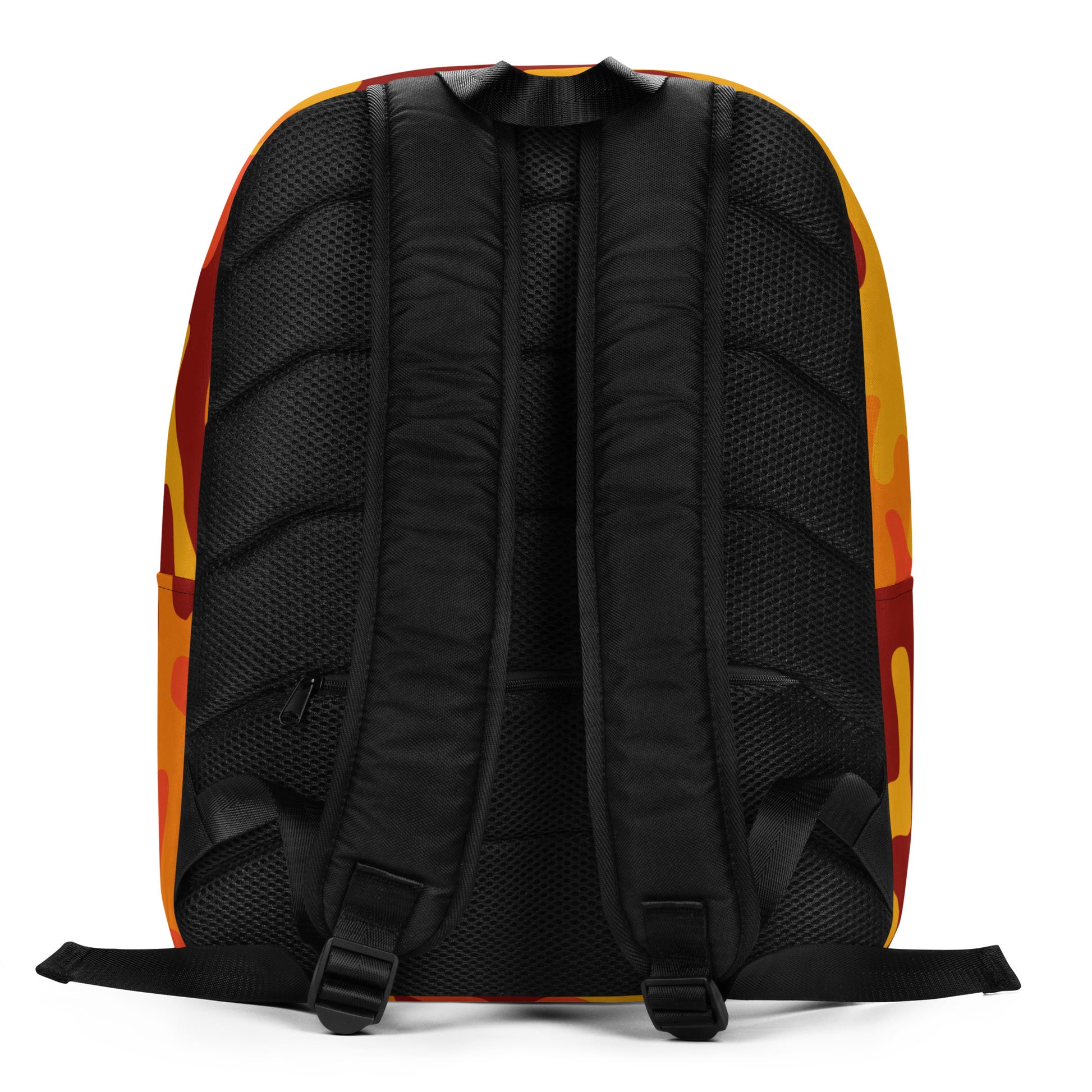 Minimalist Backpack | Orange & Red Camouflage Camo Colors