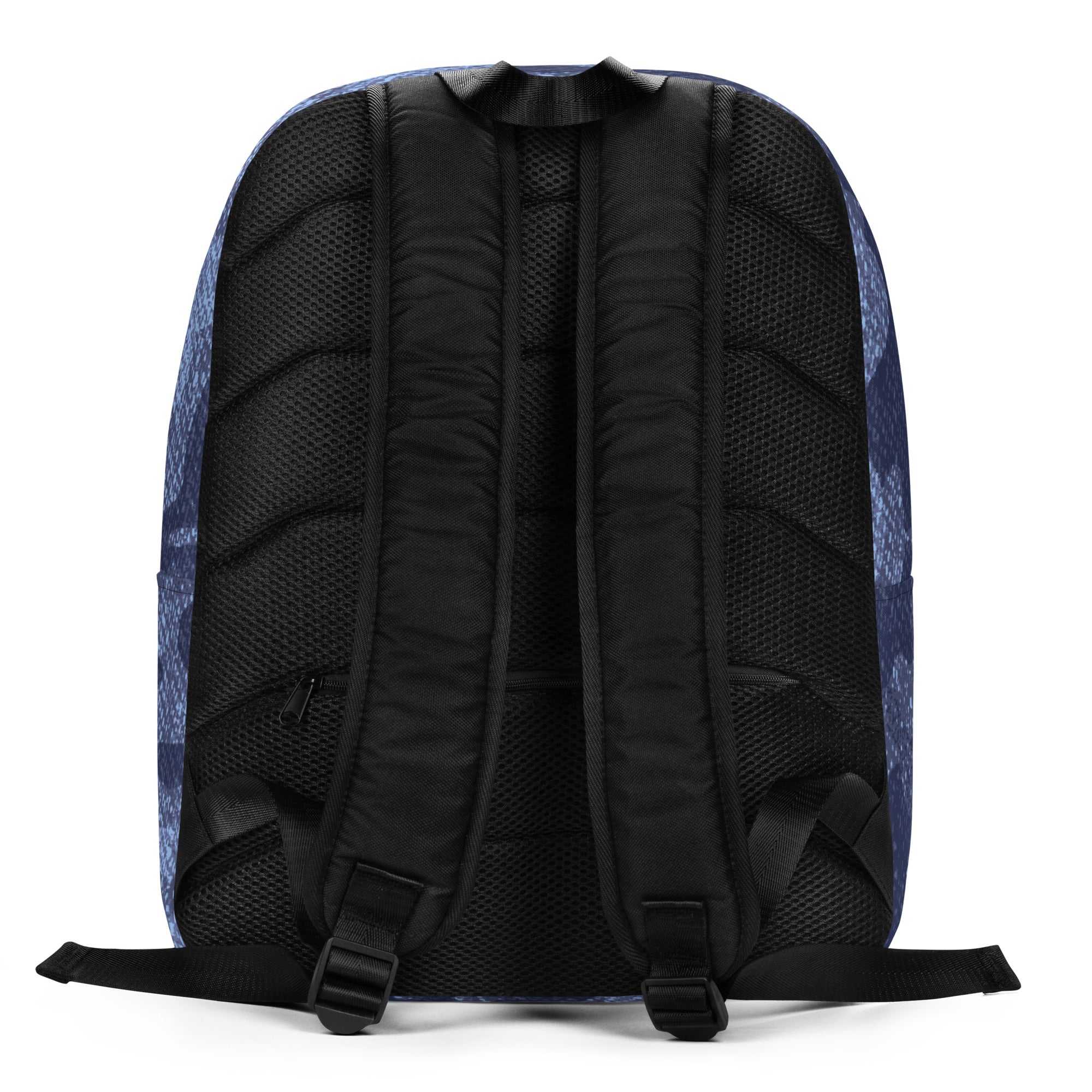 Minimalist Backpack | Denim Blue Camouflage Camo Colors