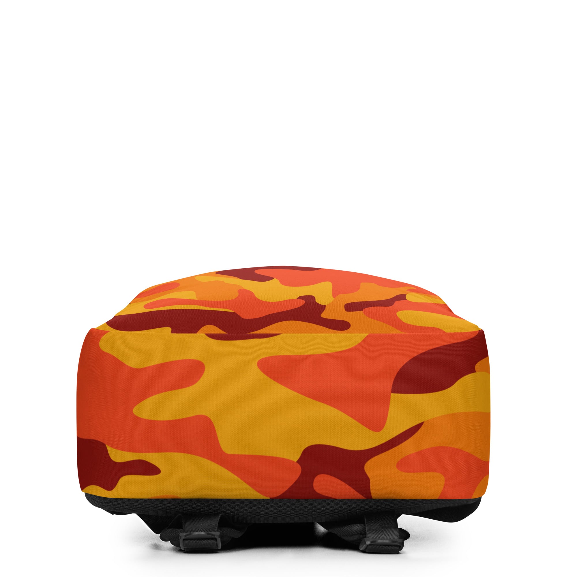 Minimalist Backpack | Orange & Red Camouflage Camo Colors