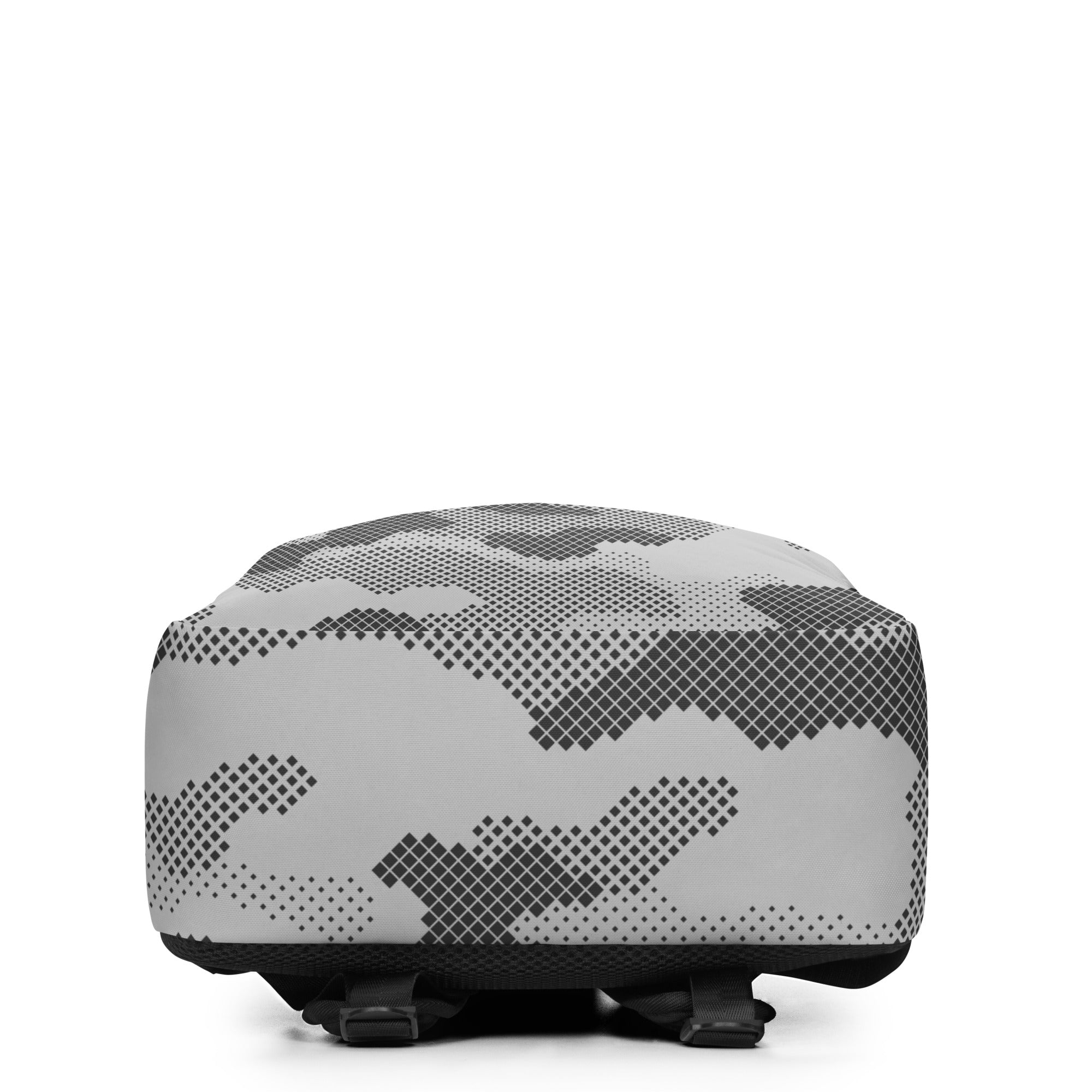 Minimalist Backpack | Gray Digital Camouflage Camo Colors